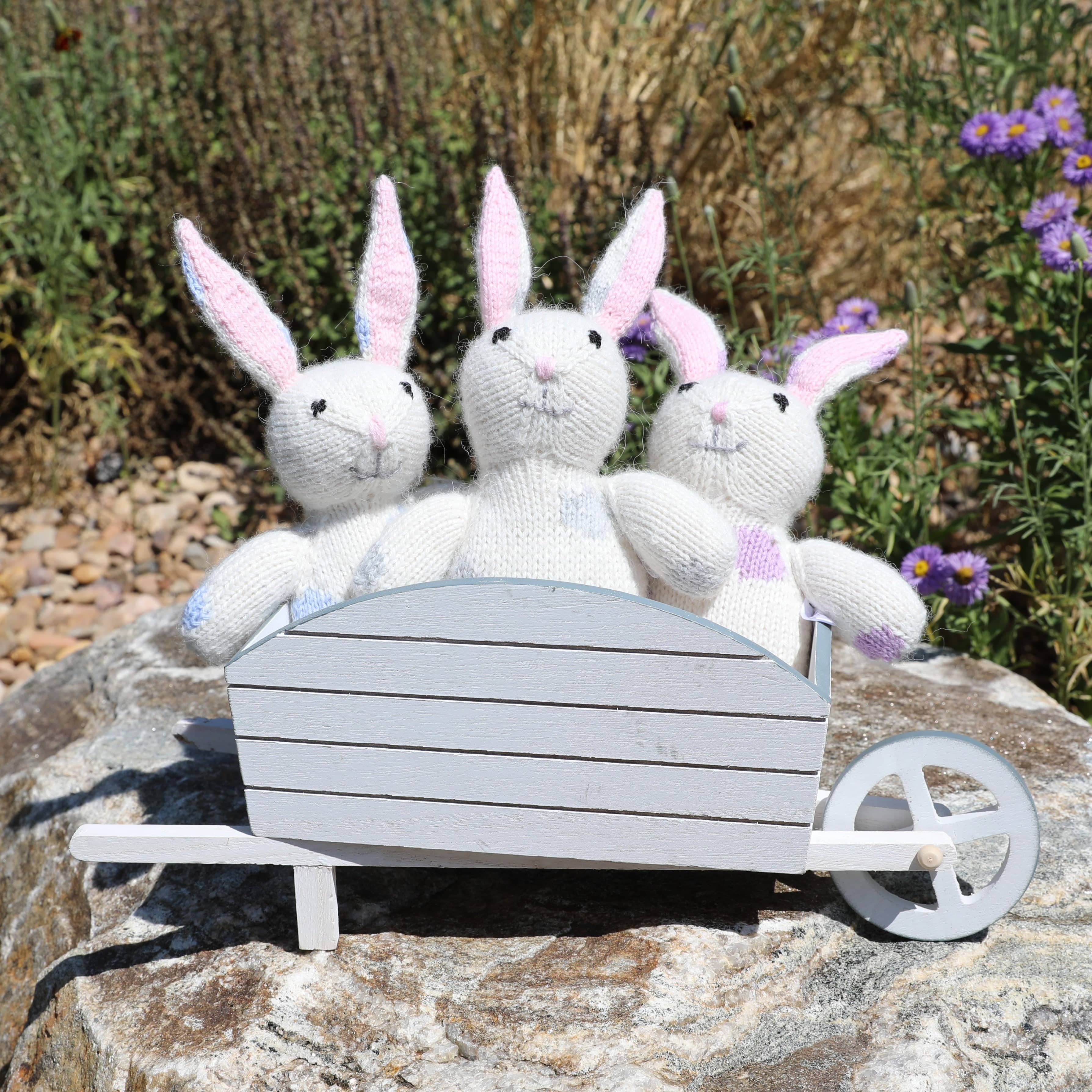 Bunnies with Pastel Spots - Set of 3 - Image 2