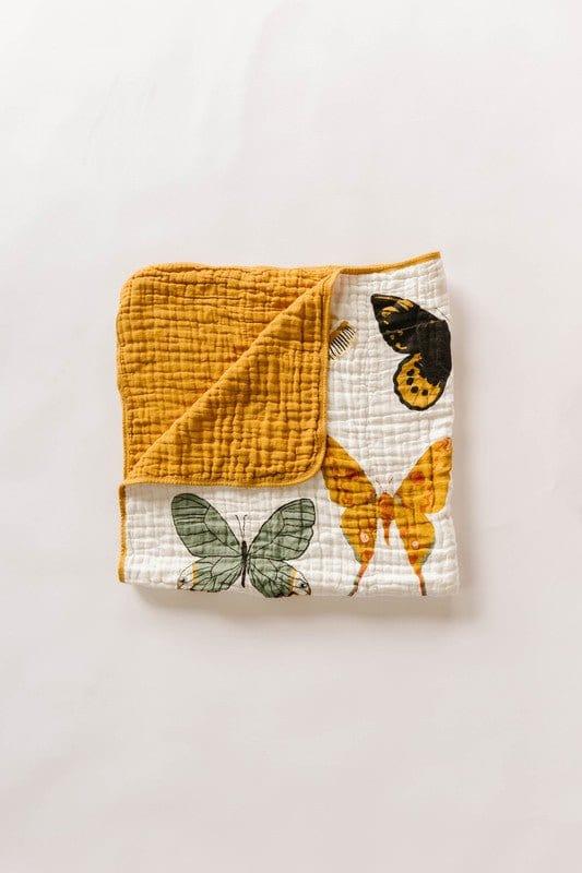 Girl's Quilt Blanket - Butterfly Collector - Image 2
