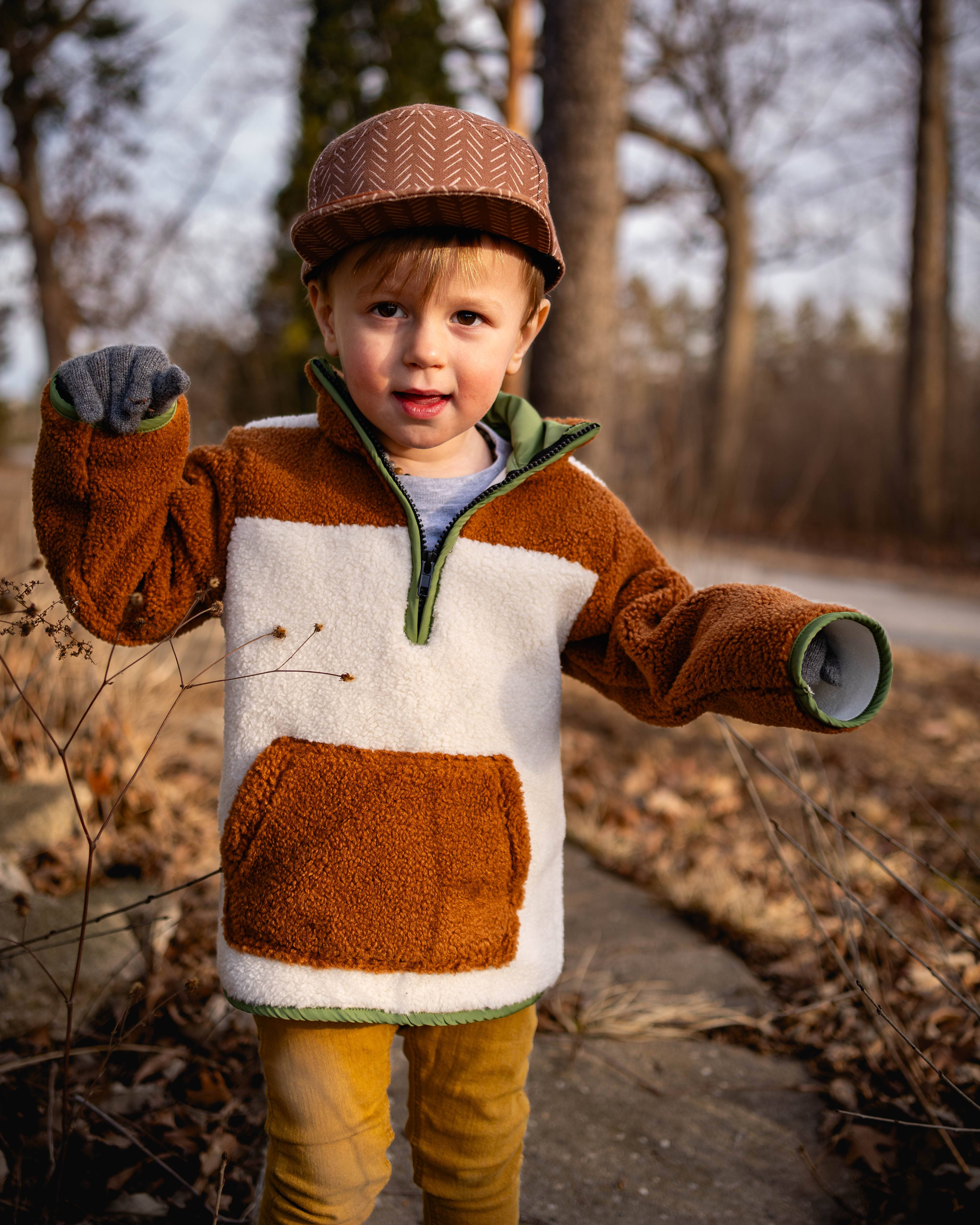 Camel Sherpa Pullover - Image 2