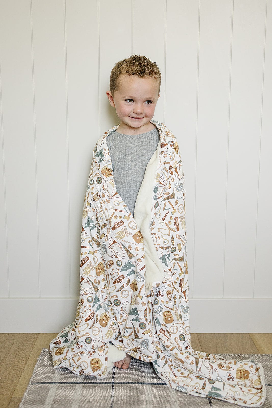 Camping Trip Bamboo Fleece Quilt - Image 4