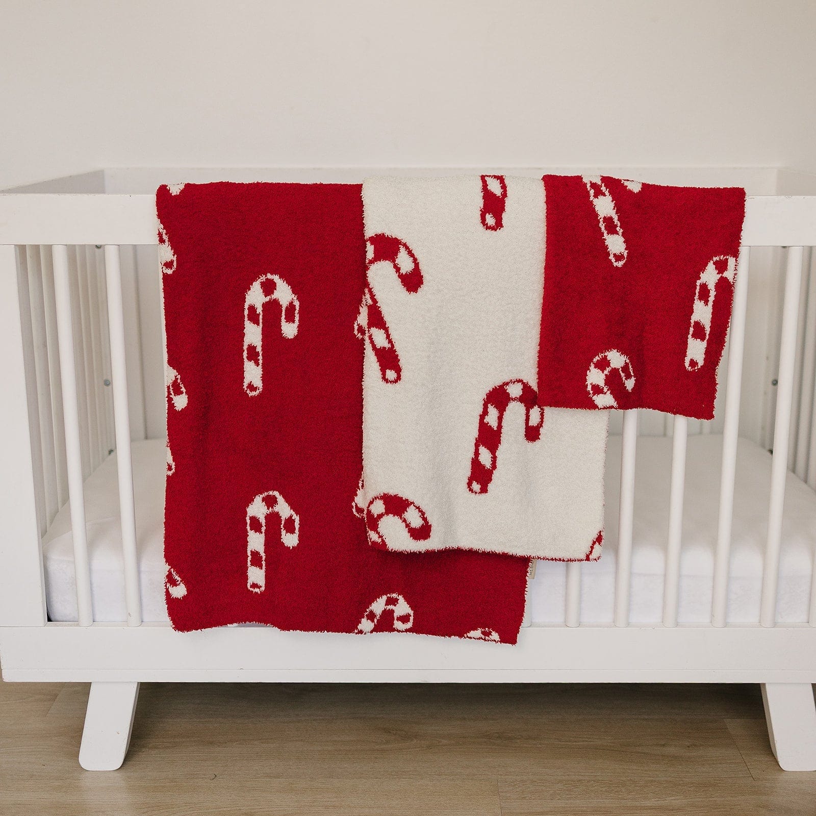 Candy Cane Plush Blanket - Image 4