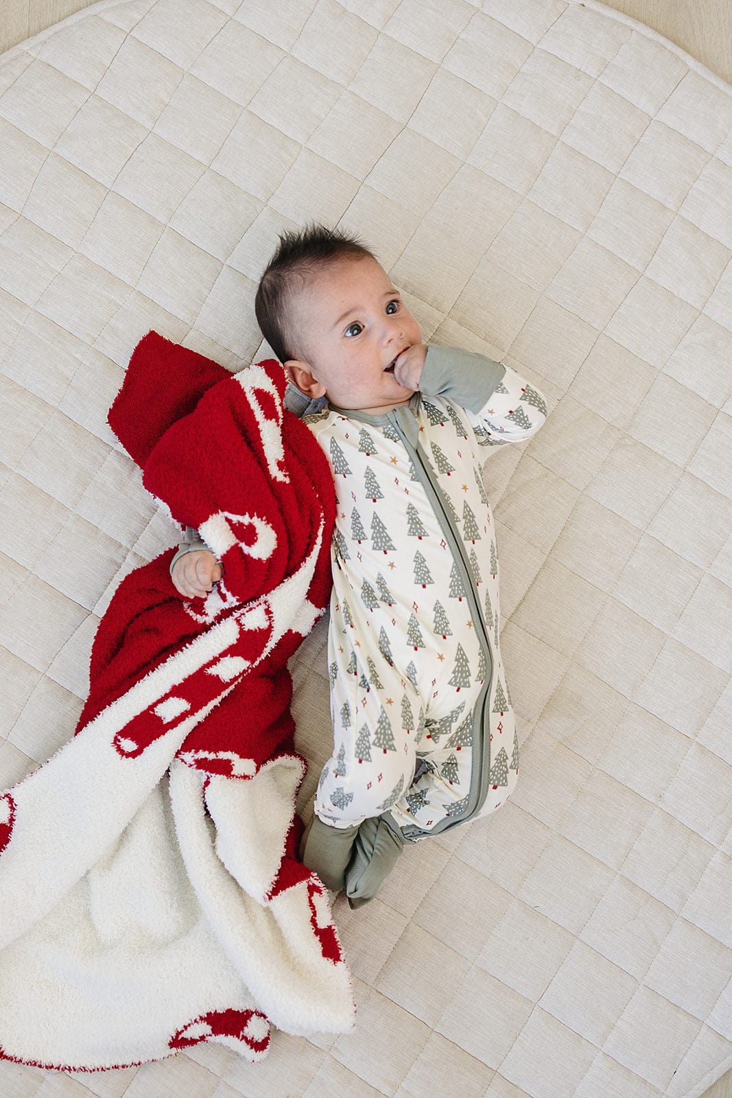 Candy Cane Plush Blanket - Image 5