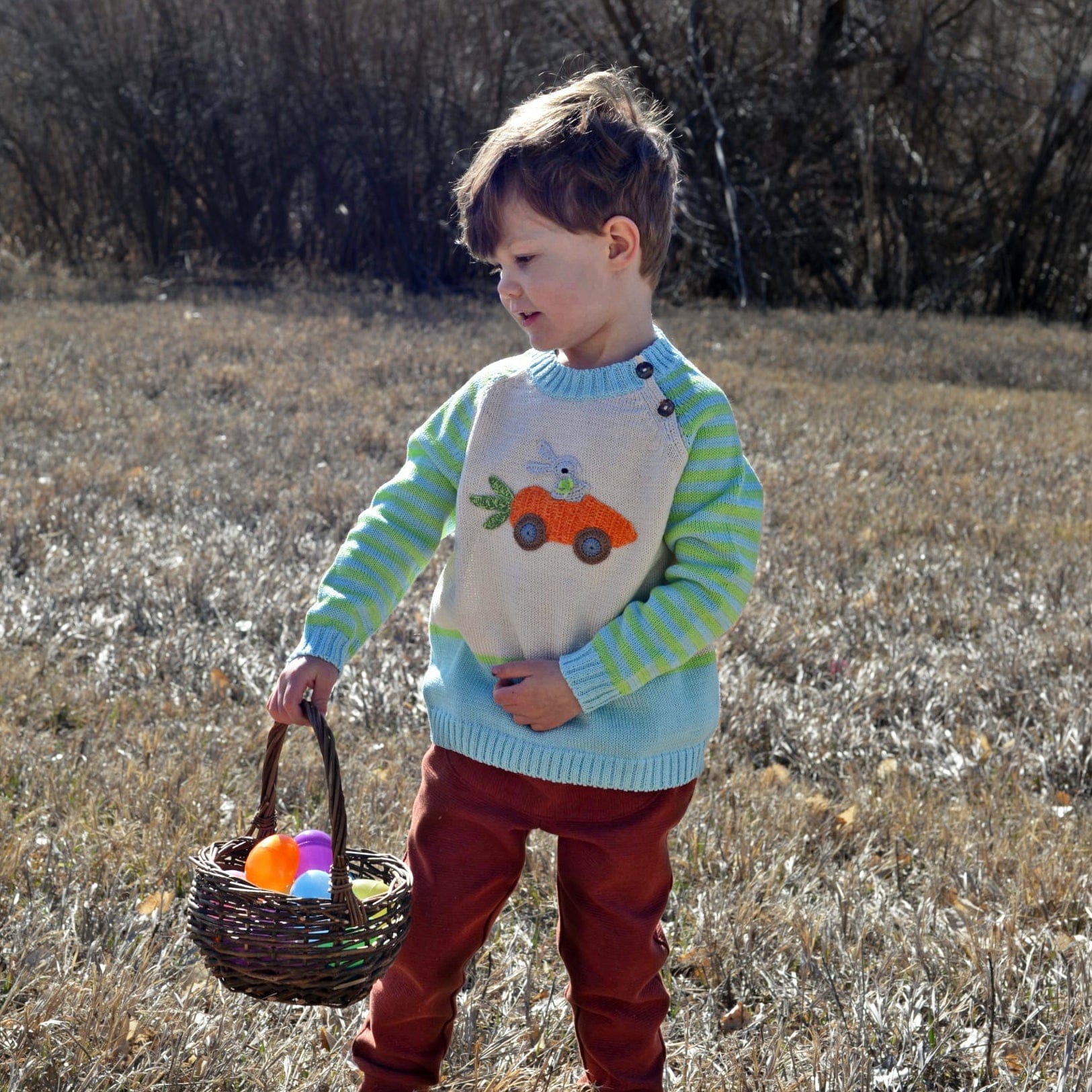 Carrot Car Easter Sweater - Image 2
