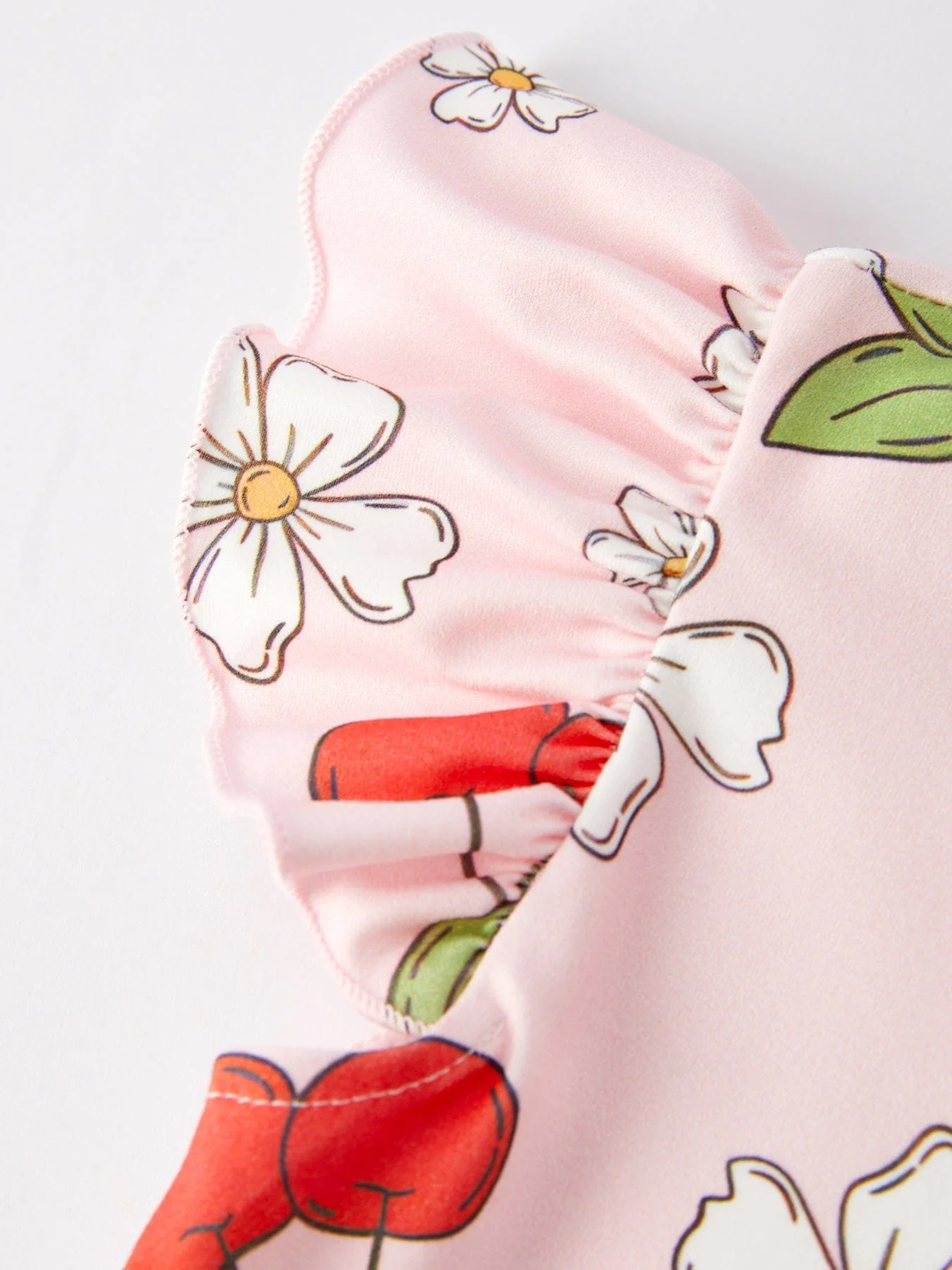 Charming Cherry Flower Dress for Little Ones - Image 4