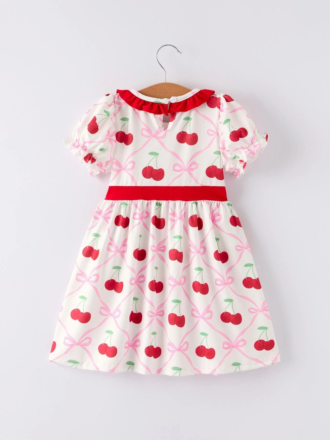 Cherry Bow Girls' Dress - Image 2