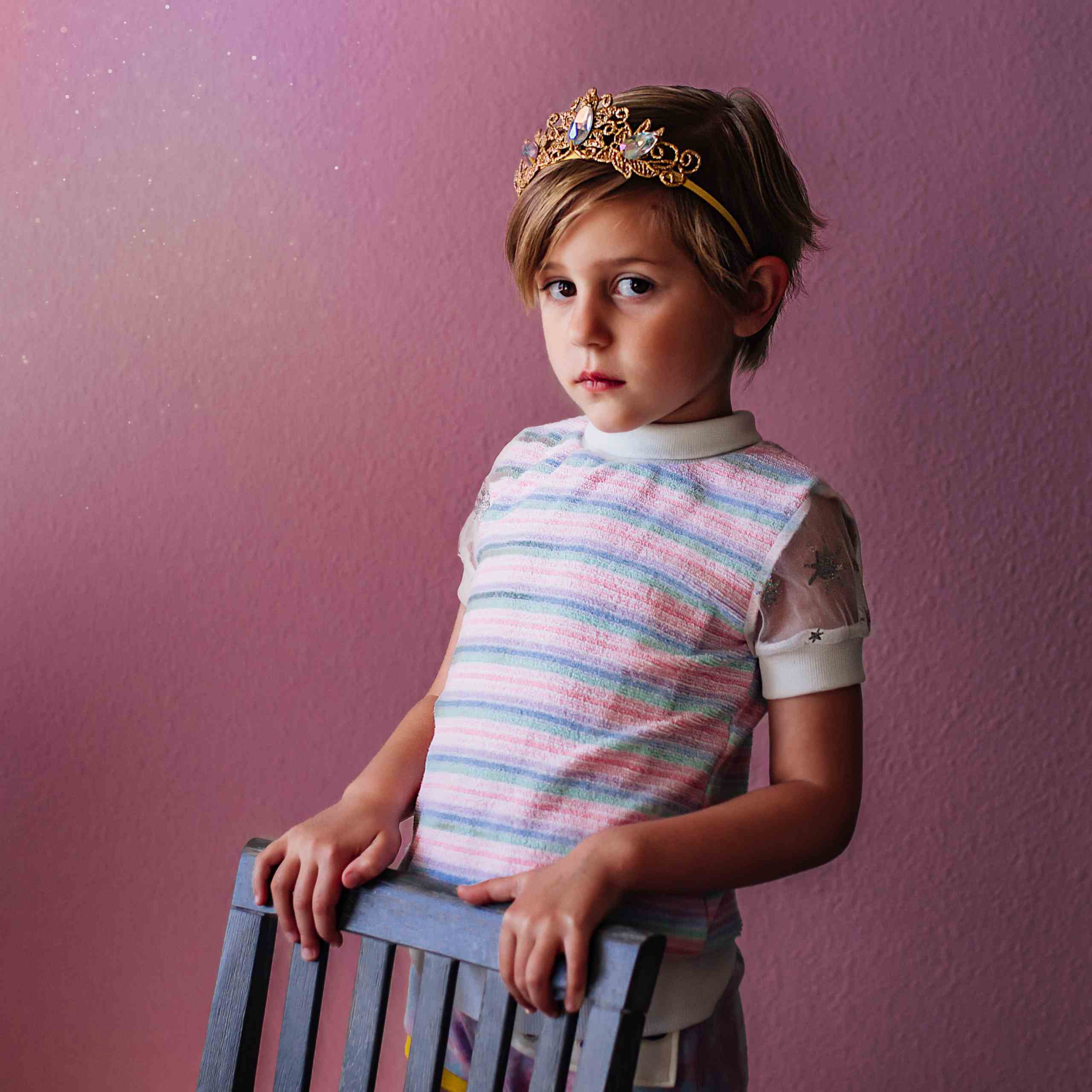 Chloe Princess Crown - Clear Tiara - Image 3
