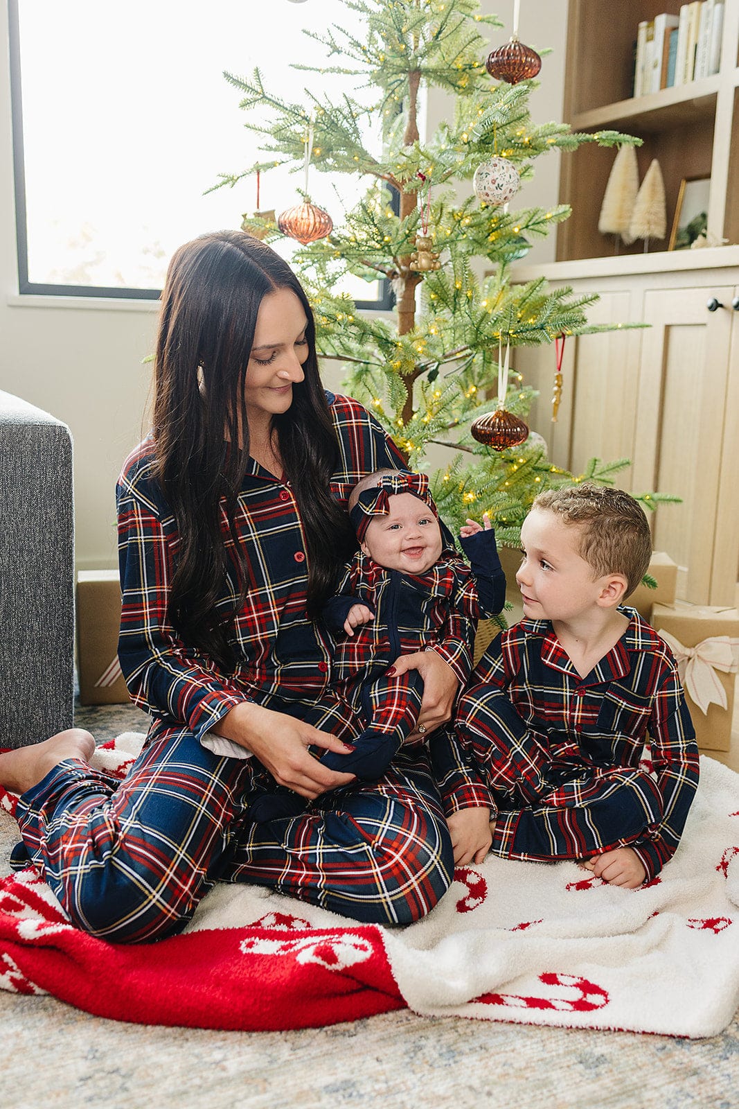 Christmas Plaid Bamboo Zipper - Image 5