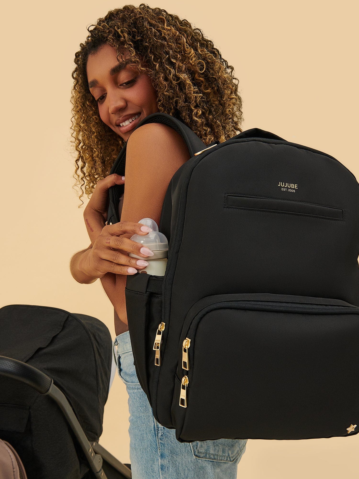 Classic Diaper Backpack - Black - Image 2
