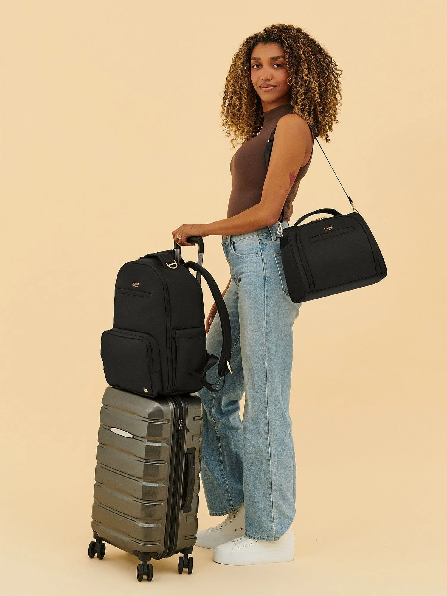 Classic Diaper Backpack - Black - Image 5