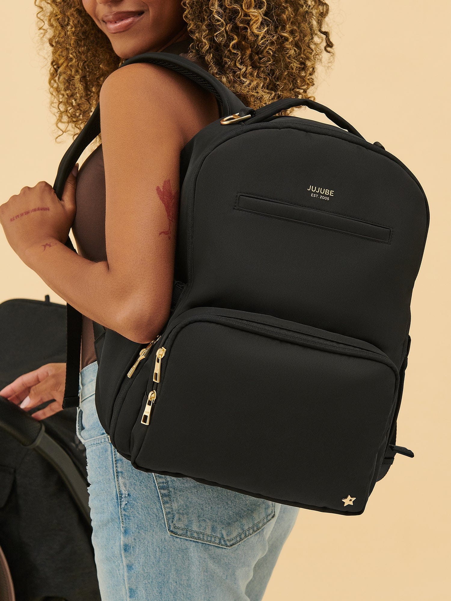 Classic Diaper Backpack - Black - Image 6