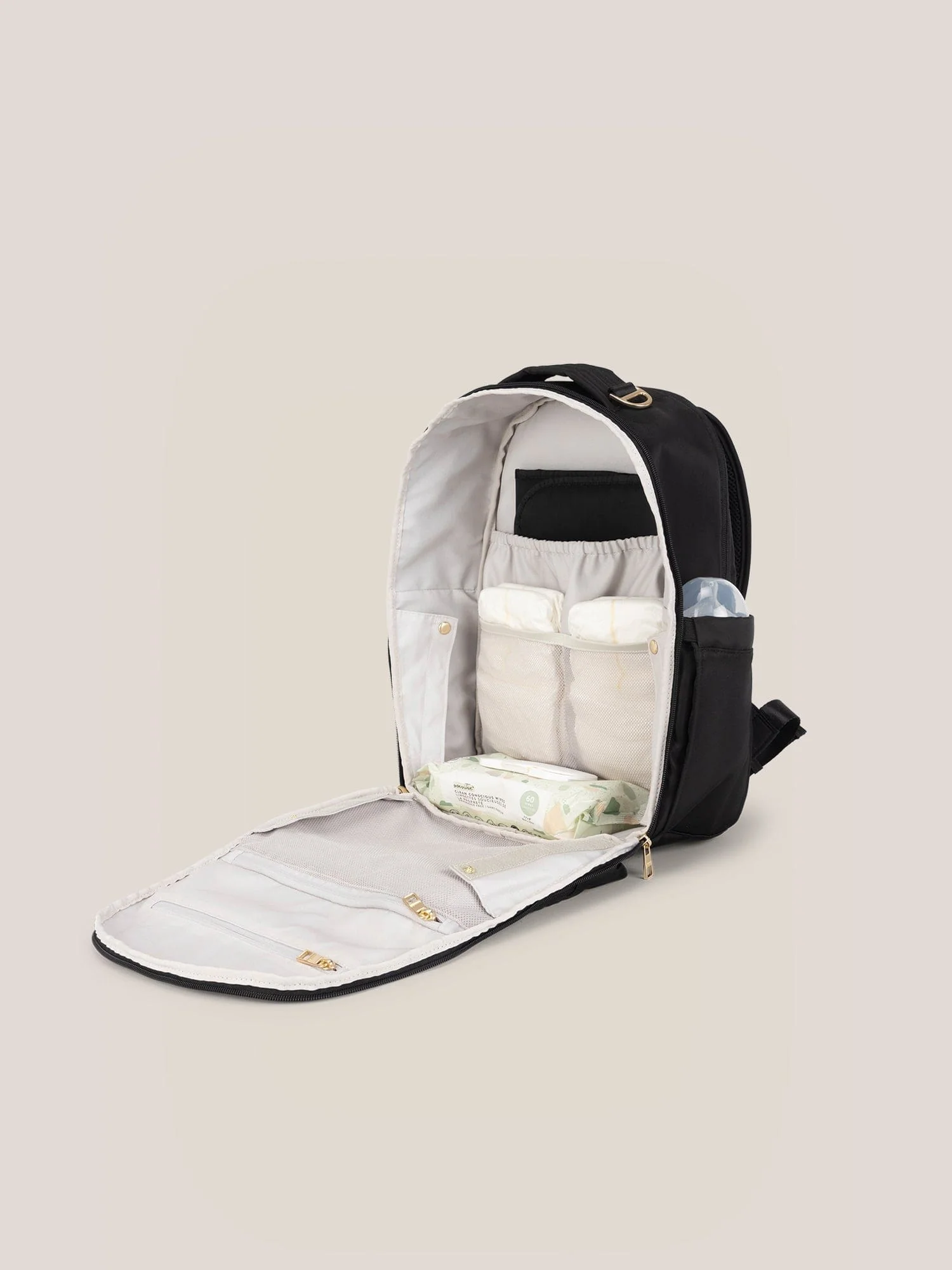 Classic Diaper Backpack - Black - Image 7
