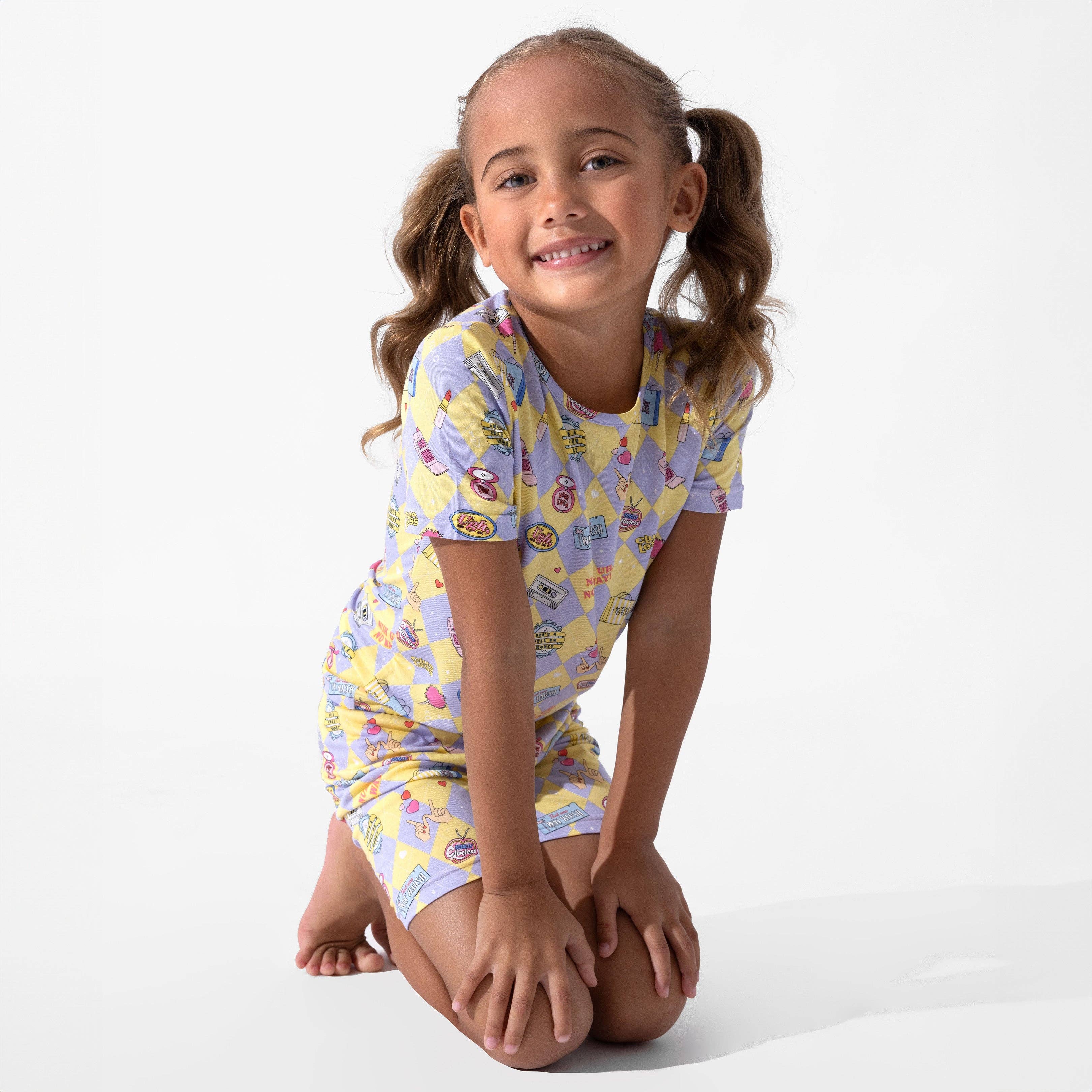 Bamboo Pajama Set with Shorts - Clueless As If! - Image 11