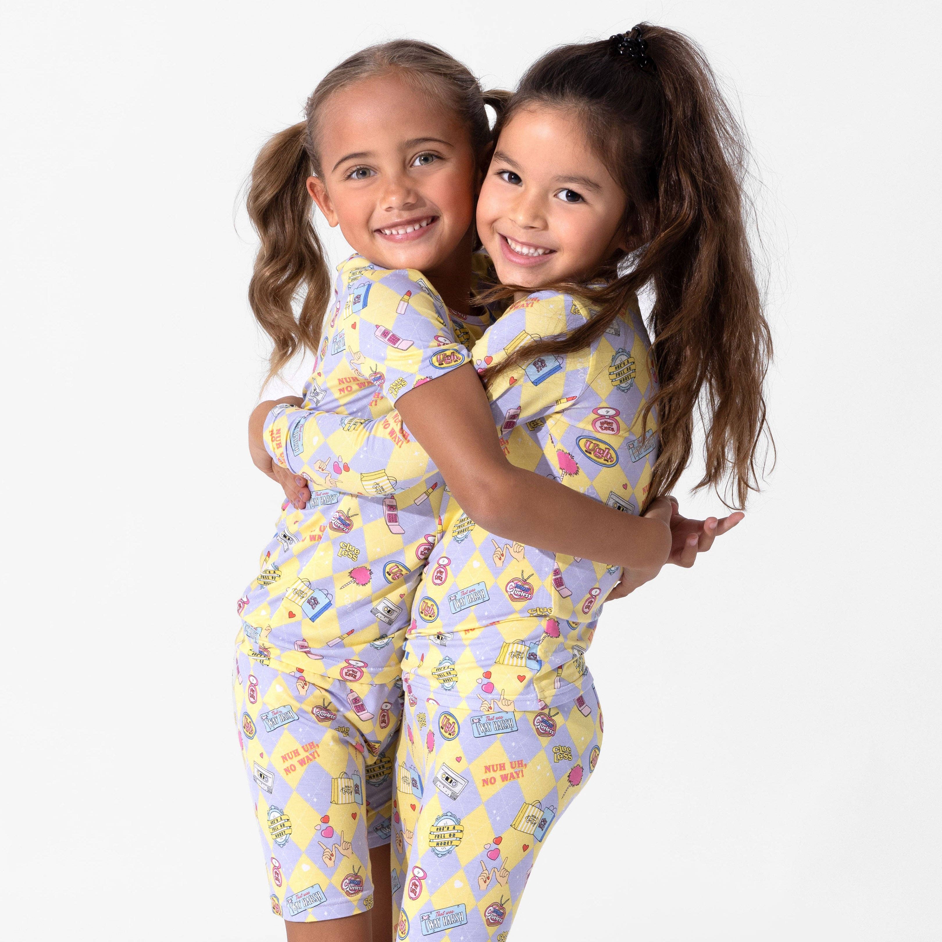 Bamboo Pajama Set with Shorts - Clueless As If! - Image 3