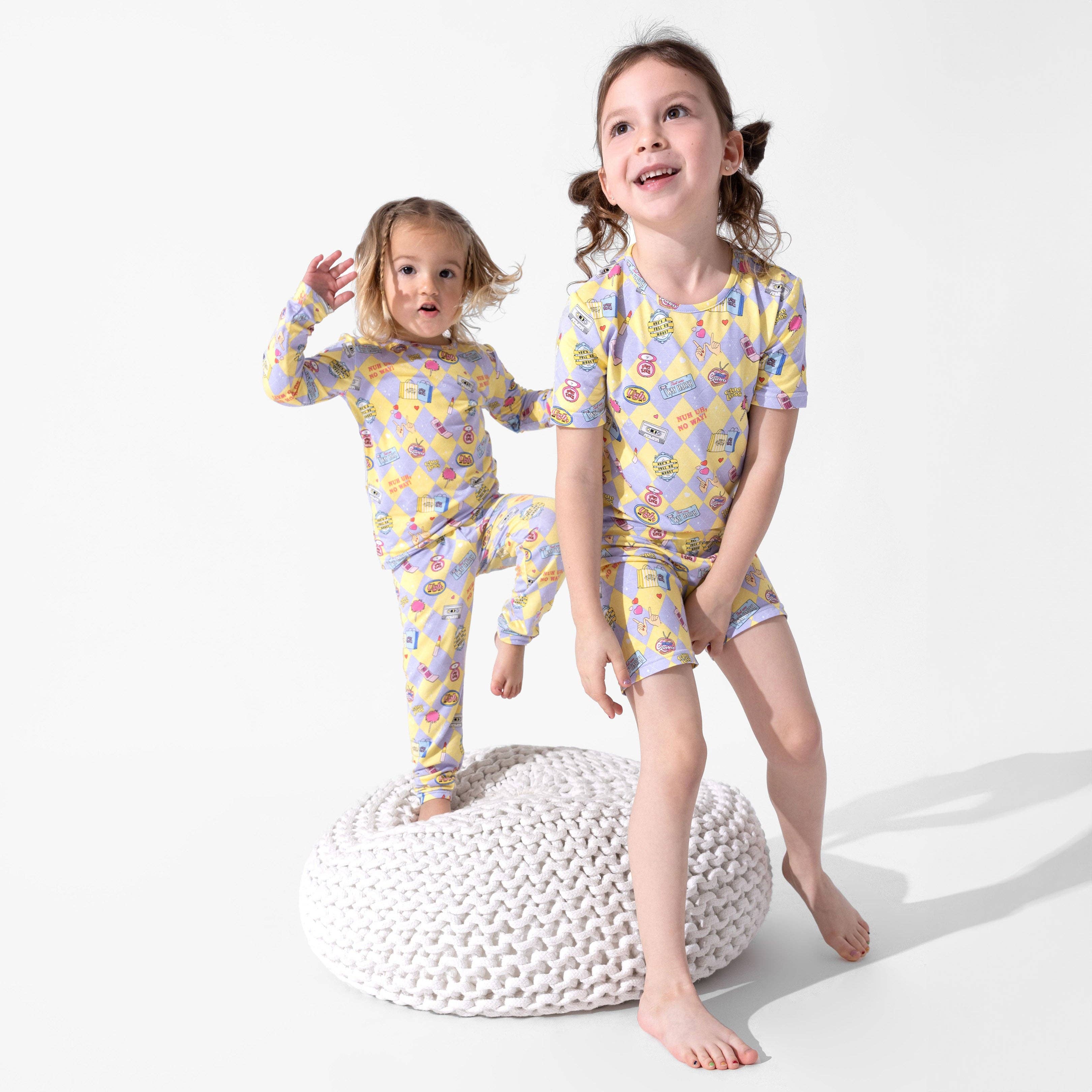 Bamboo Pajama Set with Shorts - Clueless As If! - Image 4