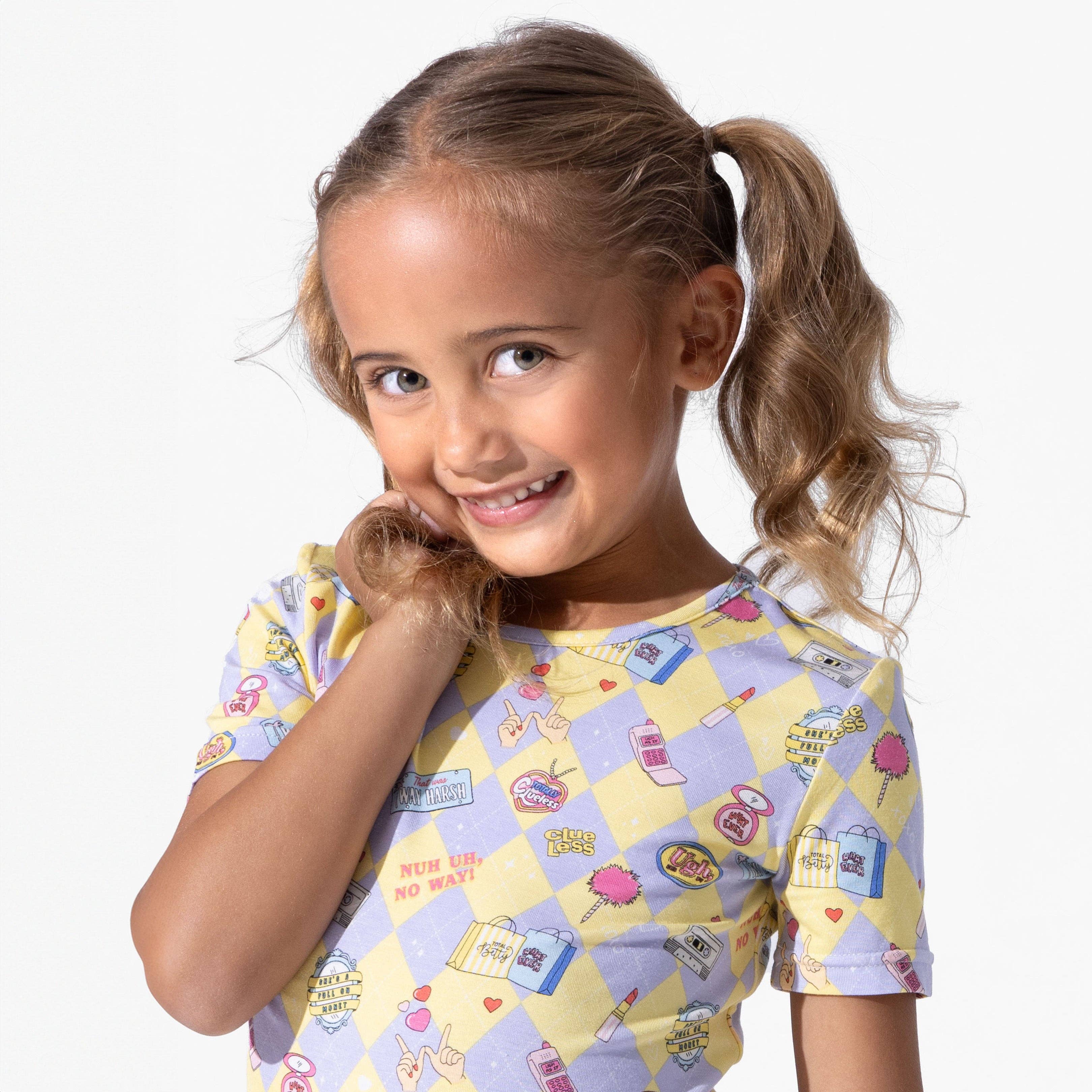 Bamboo Pajama Set with Shorts - Clueless As If! - Image 8
