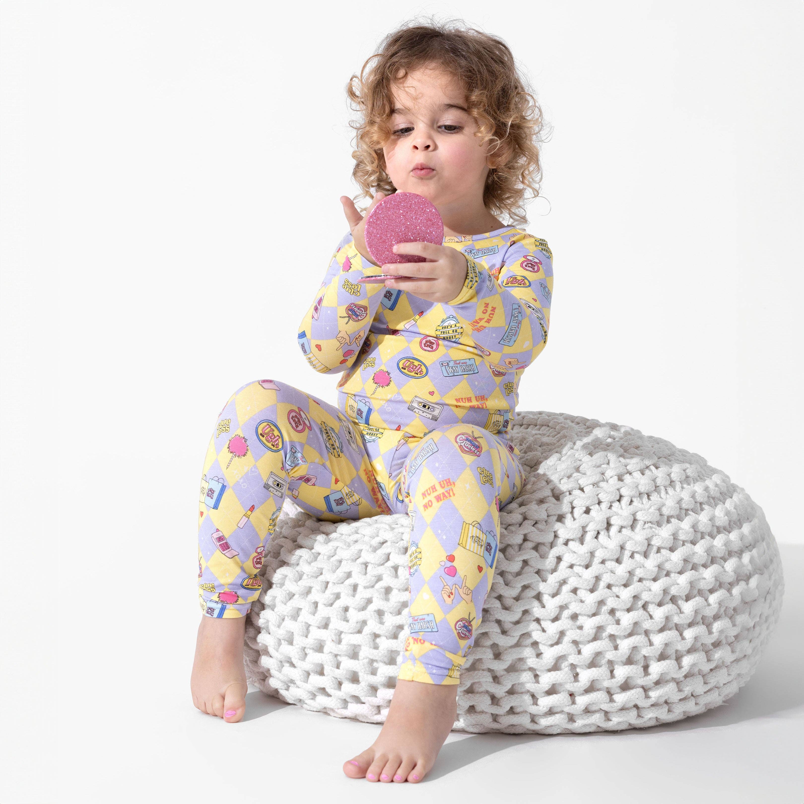 Bamboo Long Sleeve Pajama Set - Clueless As If! - Image 12