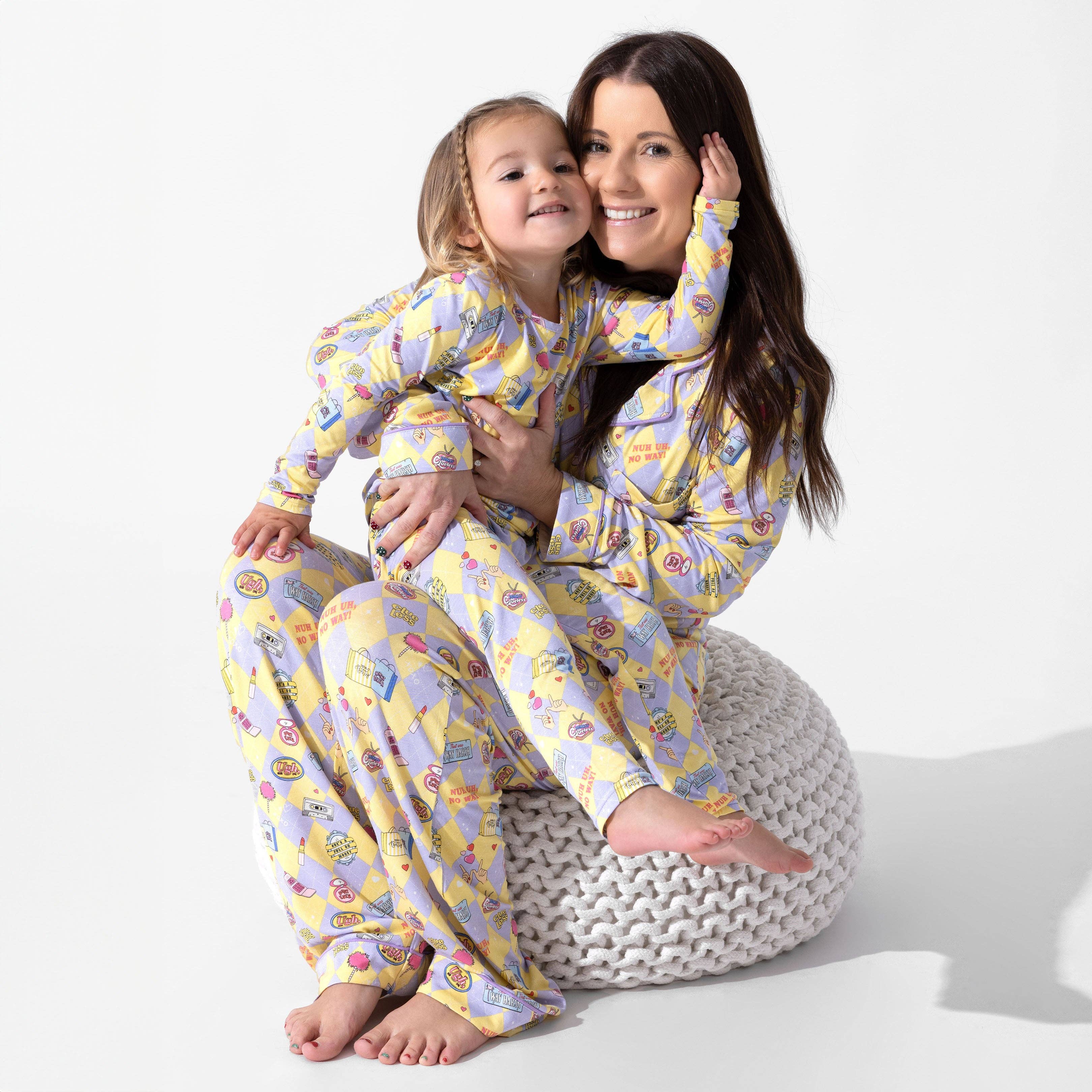 Bamboo Long Sleeve Pajama Set - Clueless As If! - Image 13