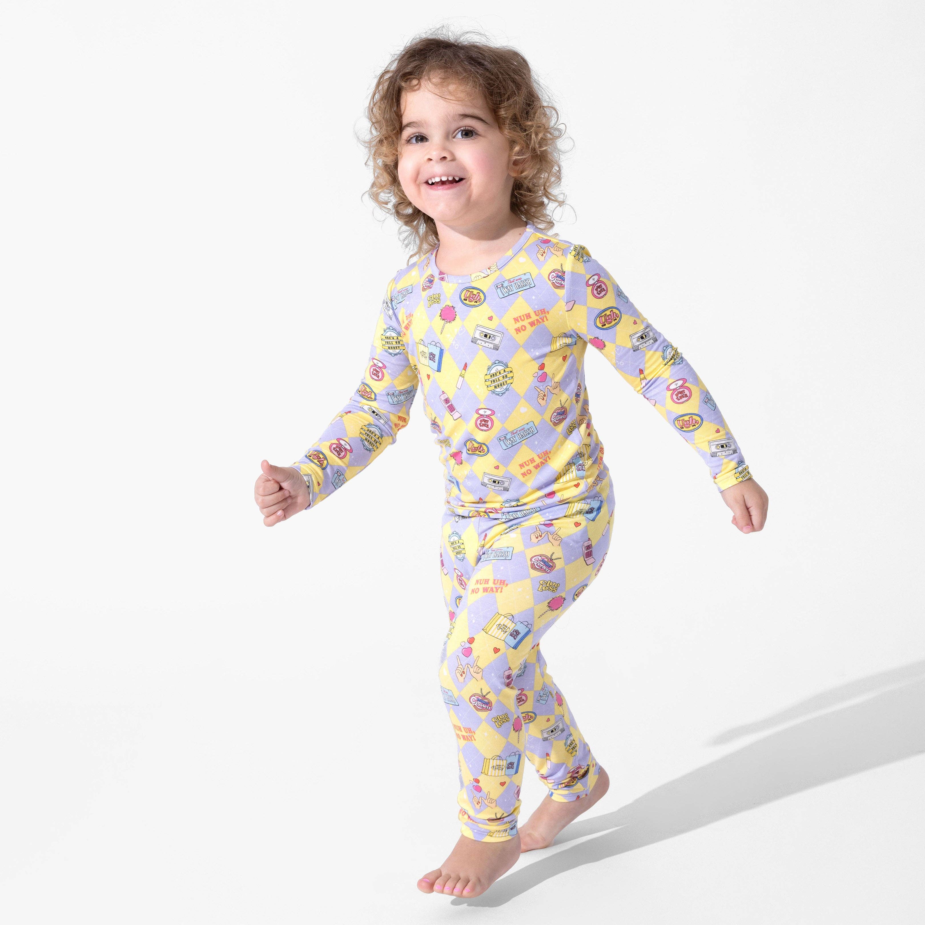 Bamboo Long Sleeve Pajama Set - Clueless As If! - Image 15