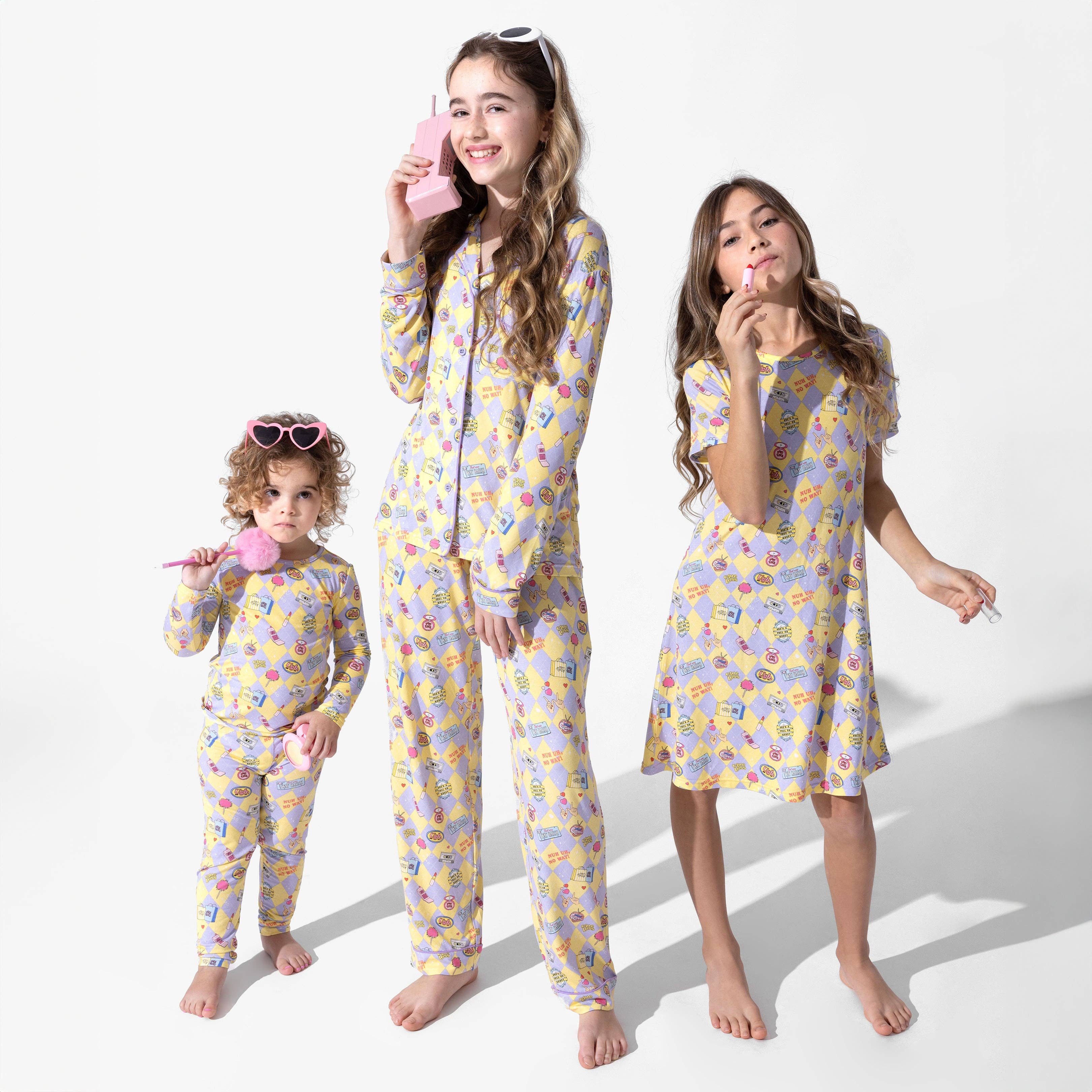 Bamboo Long Sleeve Pajama Set - Clueless As If! - Image 17