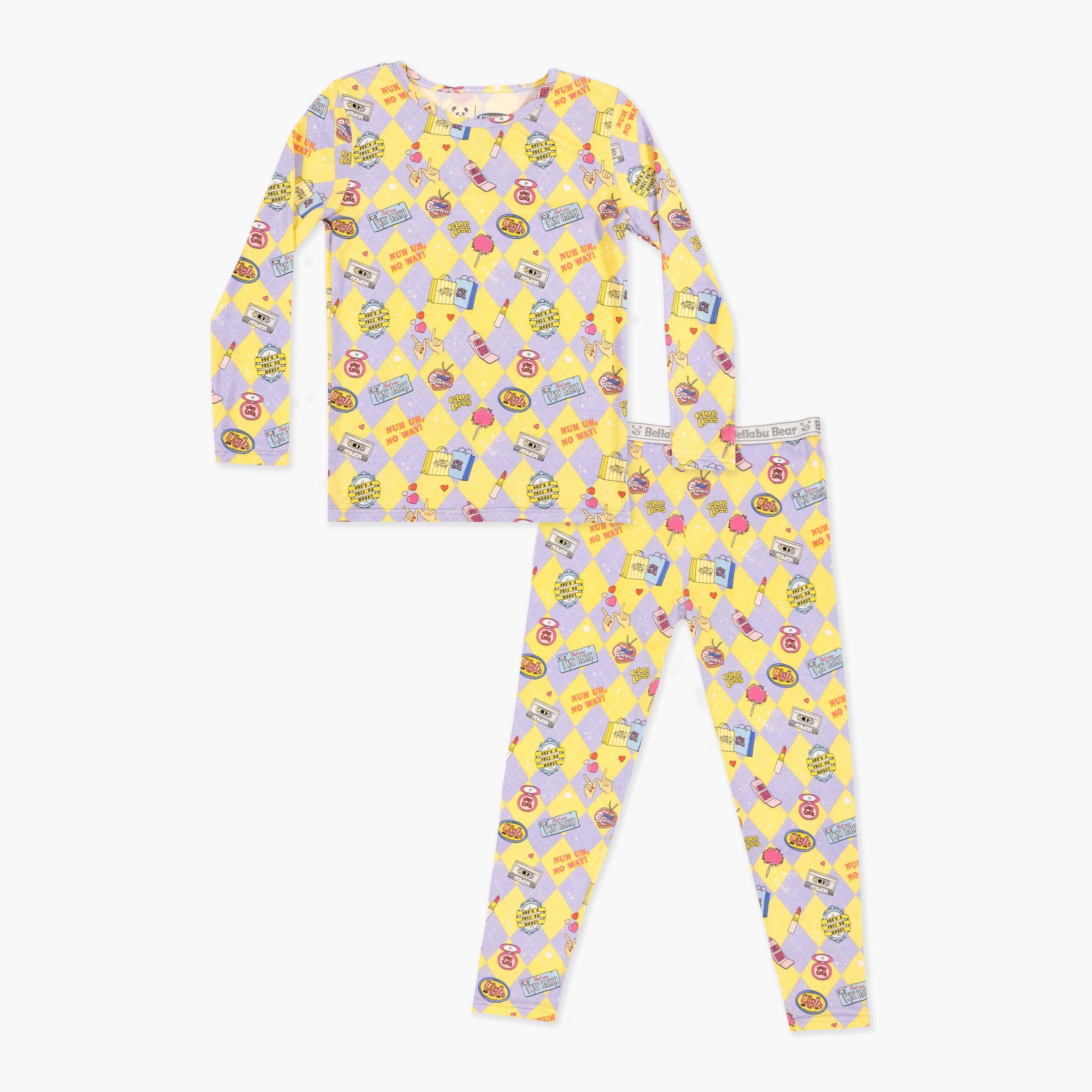 Bamboo Long Sleeve Pajama Set - Clueless As If! - Image 21