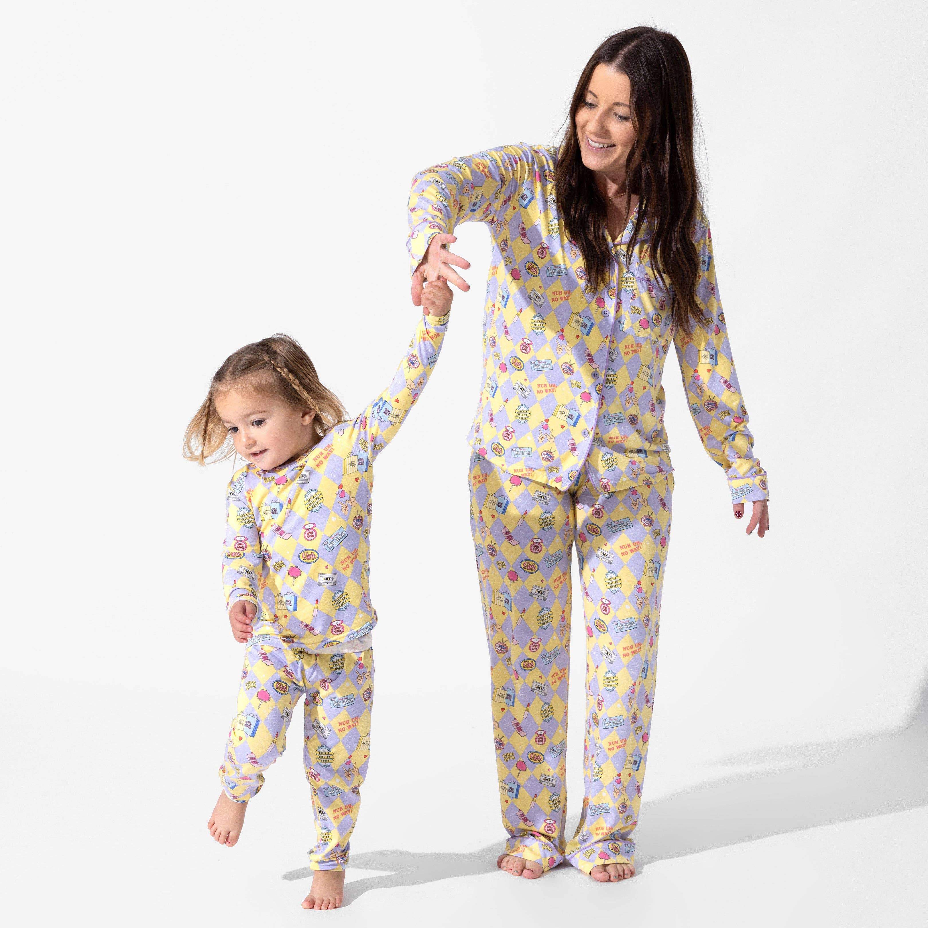 Bamboo Long Sleeve Pajama Set - Clueless As If! - Image 9