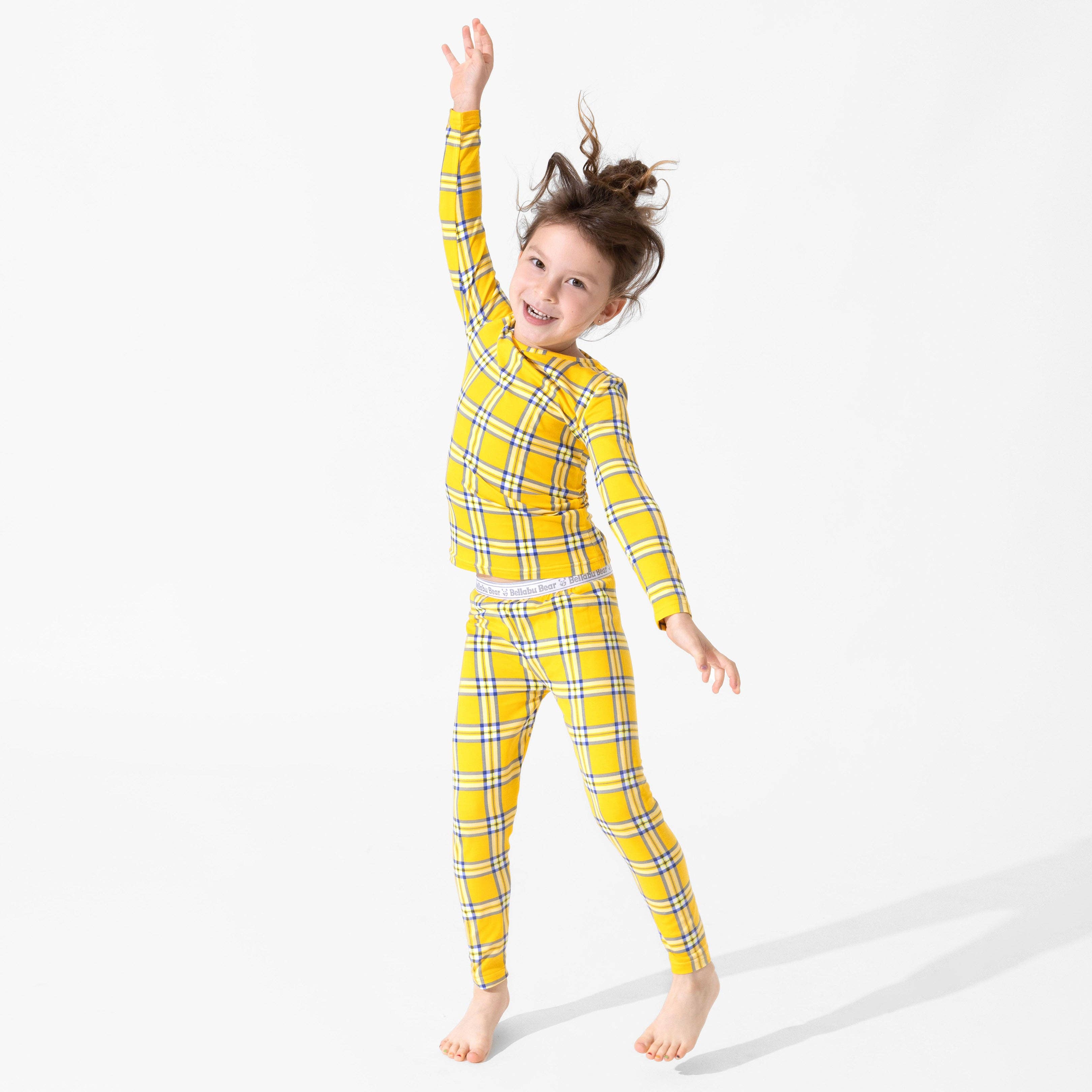 Bamboo Long Sleeve Pajama Set - Clueless Total Betty Plaid - Image 10