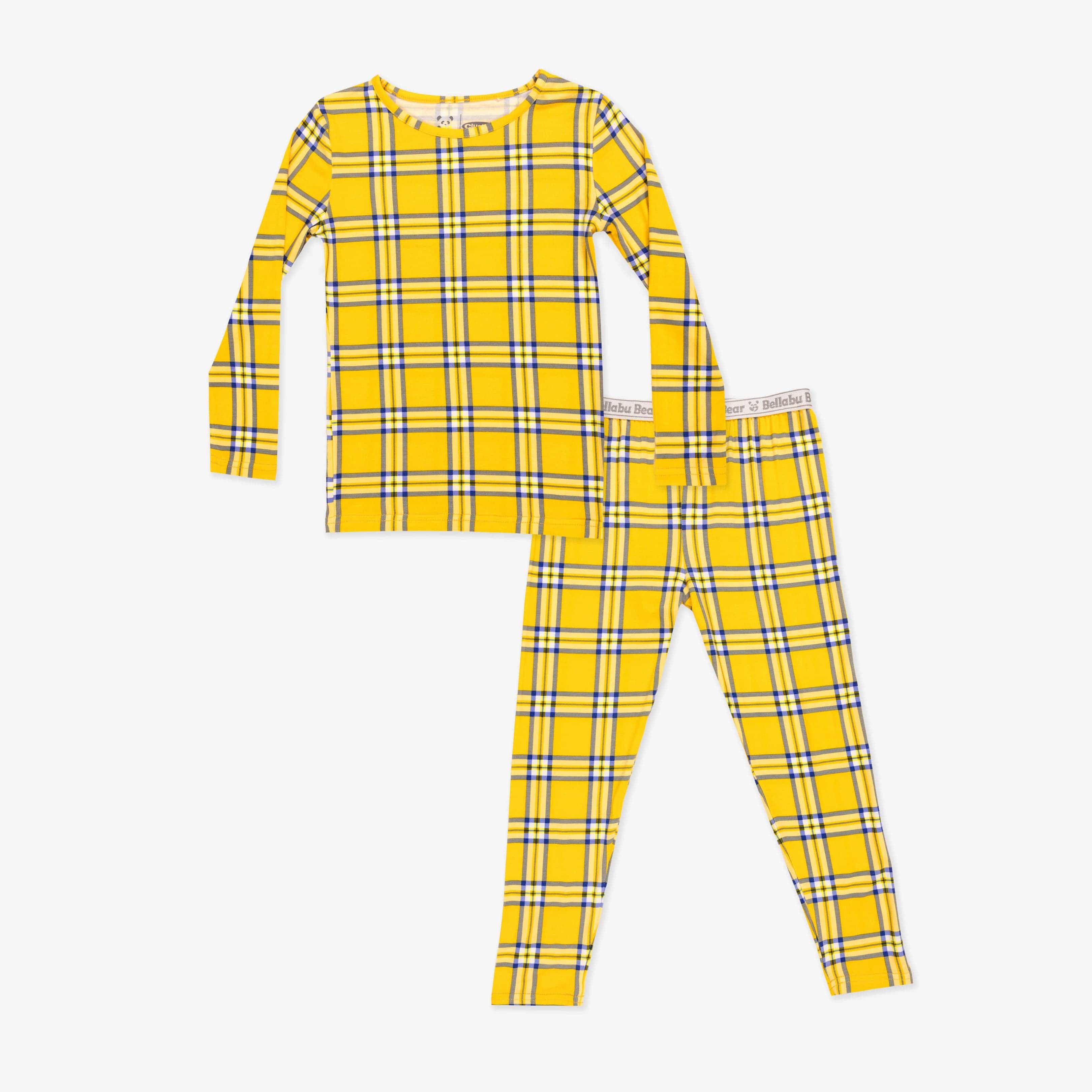 Bamboo Long Sleeve Pajama Set - Clueless Total Betty Plaid - Image 13