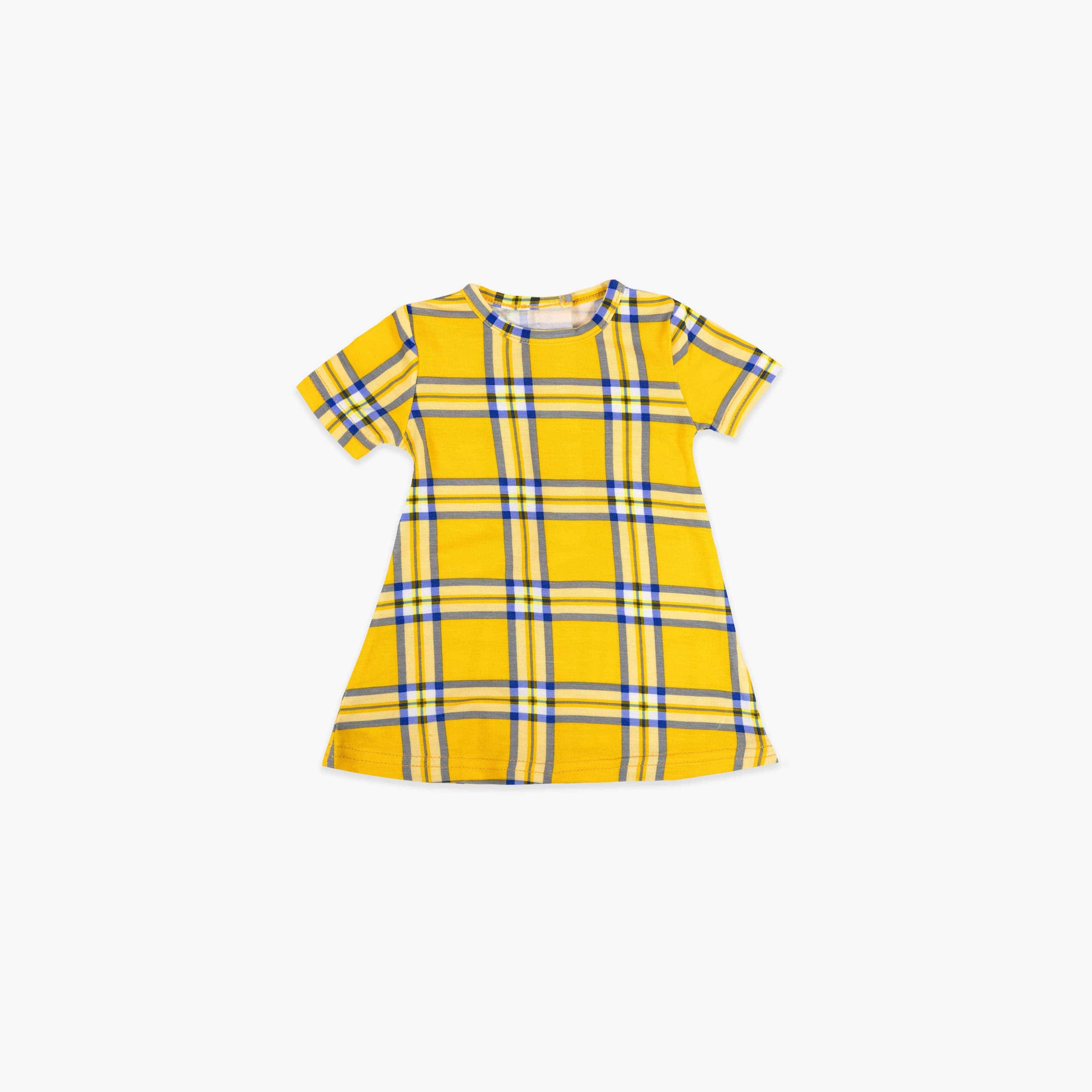 Bamboo Girl's 18" Doll Dress - Clueless Total Betty Plaid - Image 2