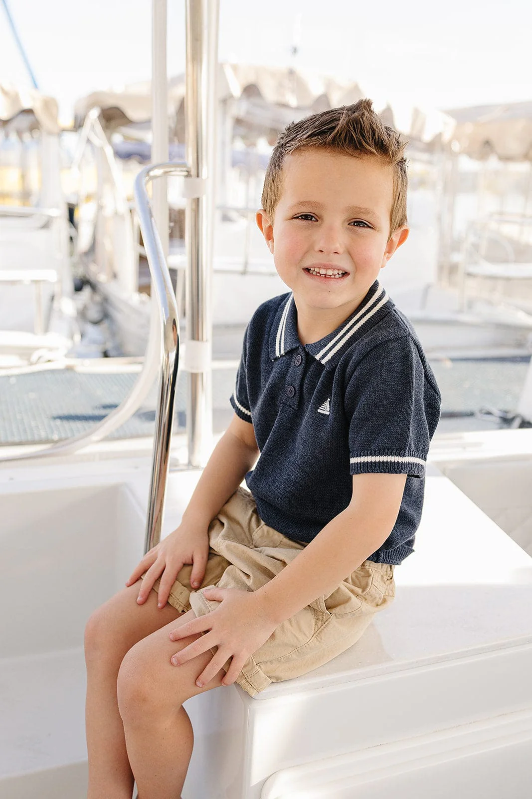 Collared Sailboat Knit Shirt - Image 5