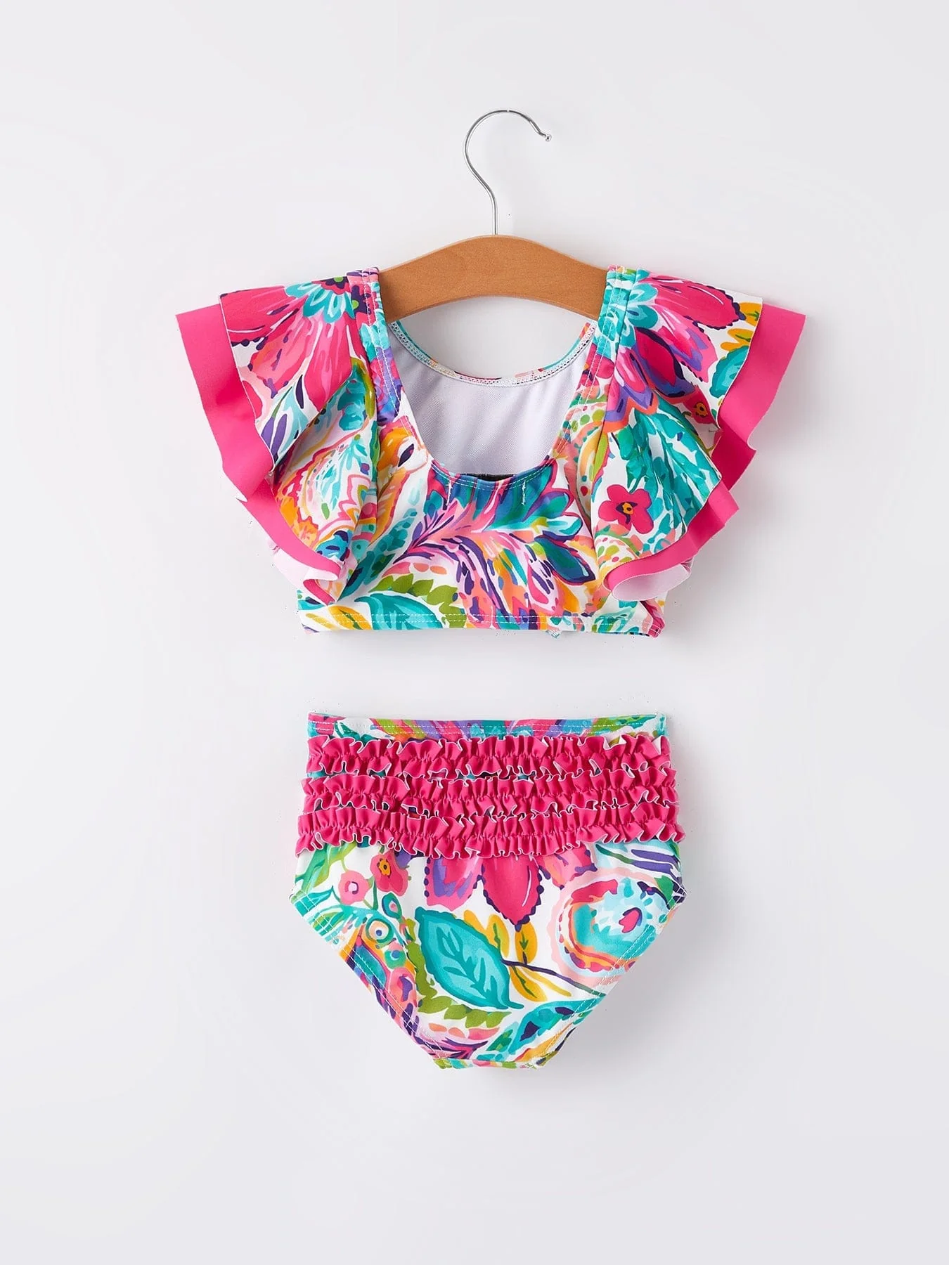 "Colorful Pattern" Girls' Boutique Swimsuit - Image 2