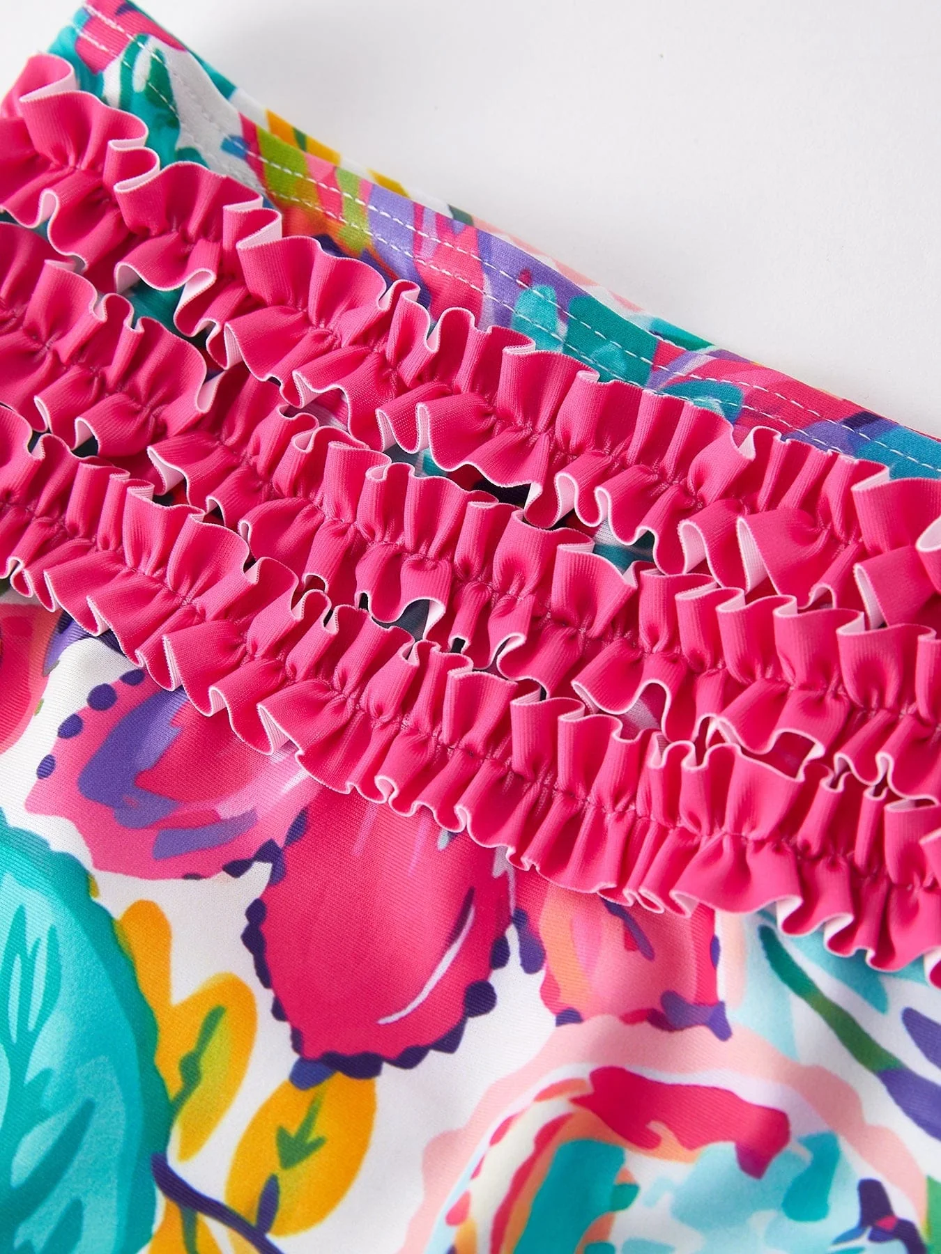 "Colorful Pattern" Girls' Boutique Swimsuit - Image 3