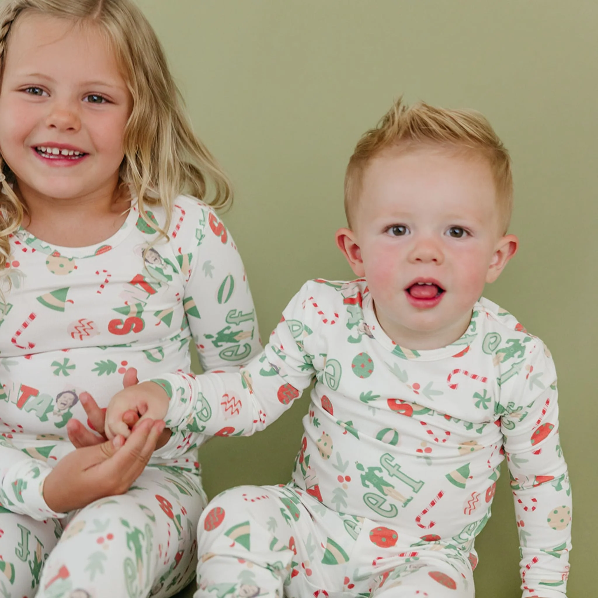 Long Sleeve Pajama Set - Elf - Image 2