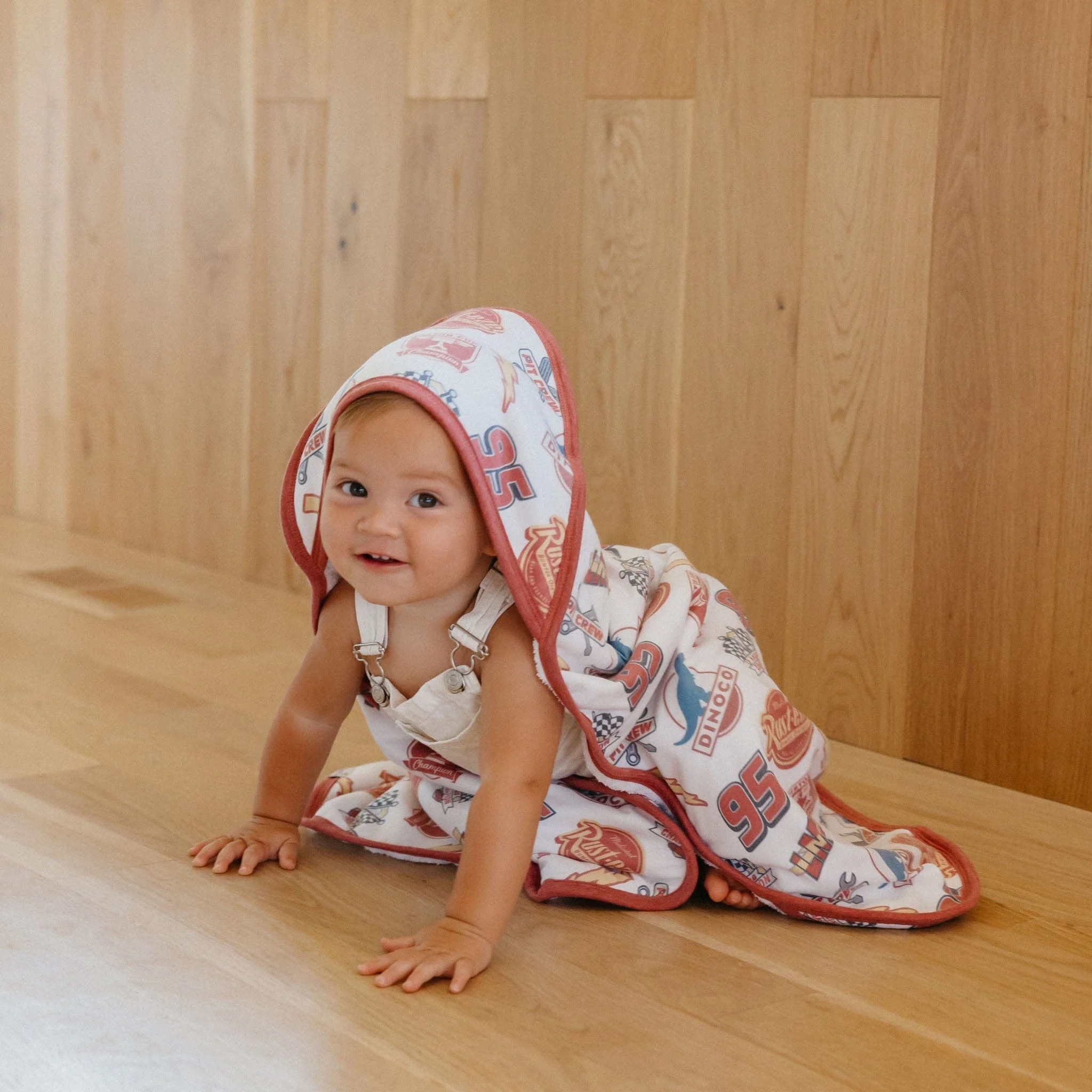 Premium Knit Hooded Towel - Disney Pixar Bumper Stickers - Image 2