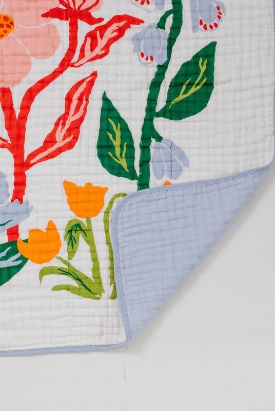 Girl's Quilt Blanket - Cottage Garden - Image 4