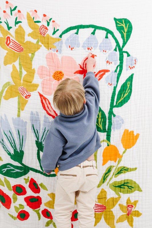 Throw Blanket - Cottage Garden - Image 4