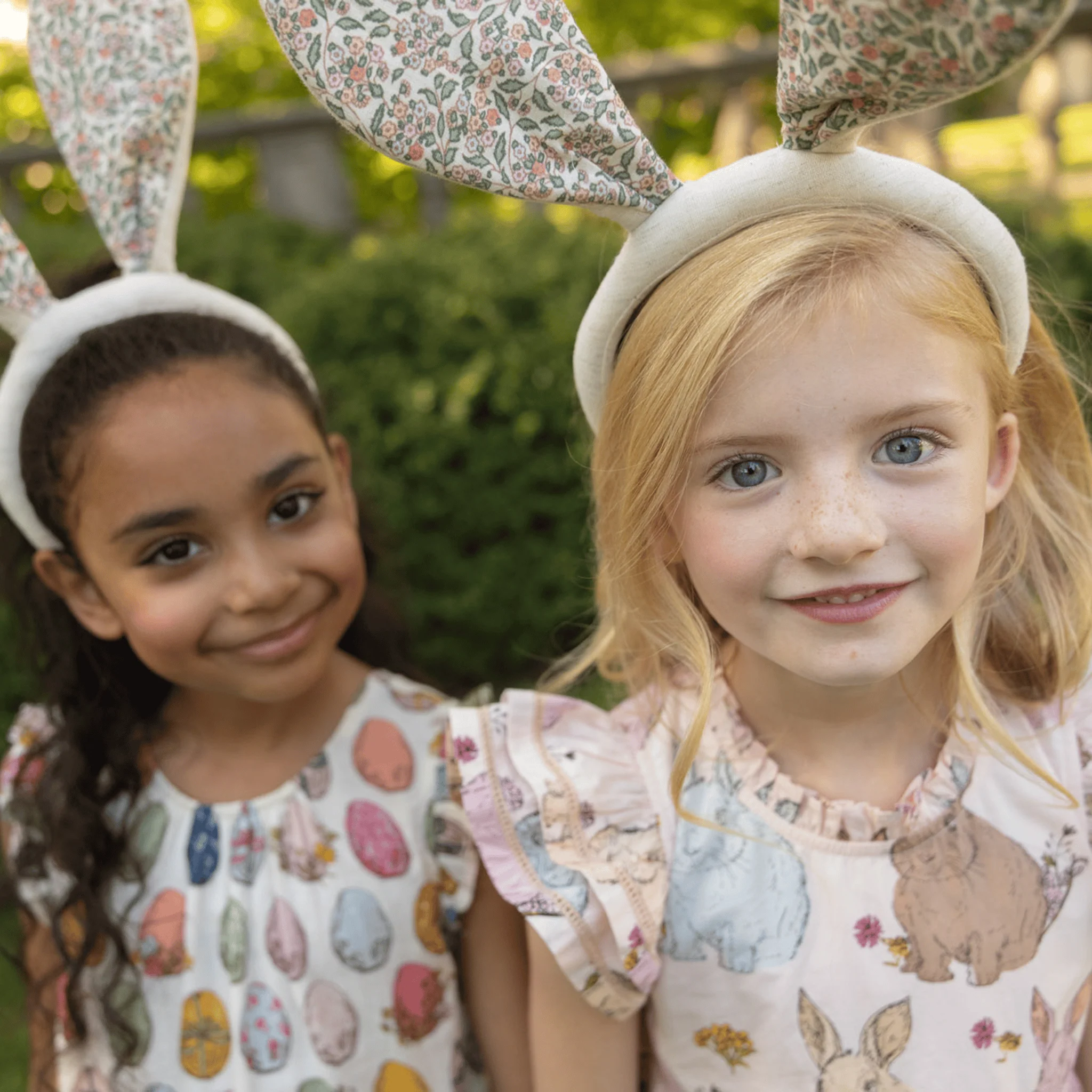 Cotton Jennifer Double Ruffle Dress - Vintage Bunnies - Image 3