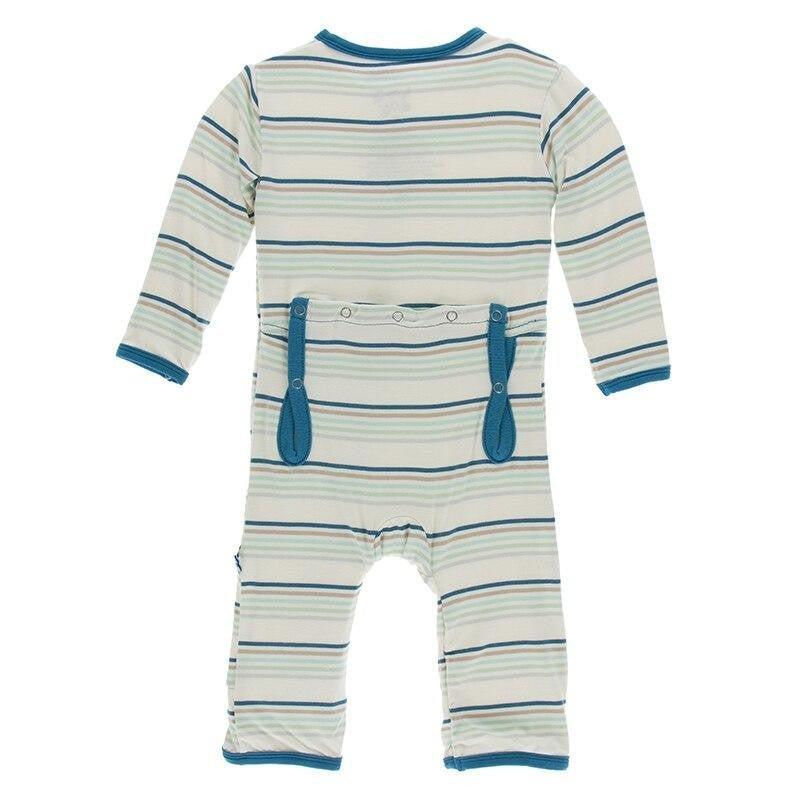 Bamboo Coverall with Zipper - Culinary Arts Stripe - Image 2