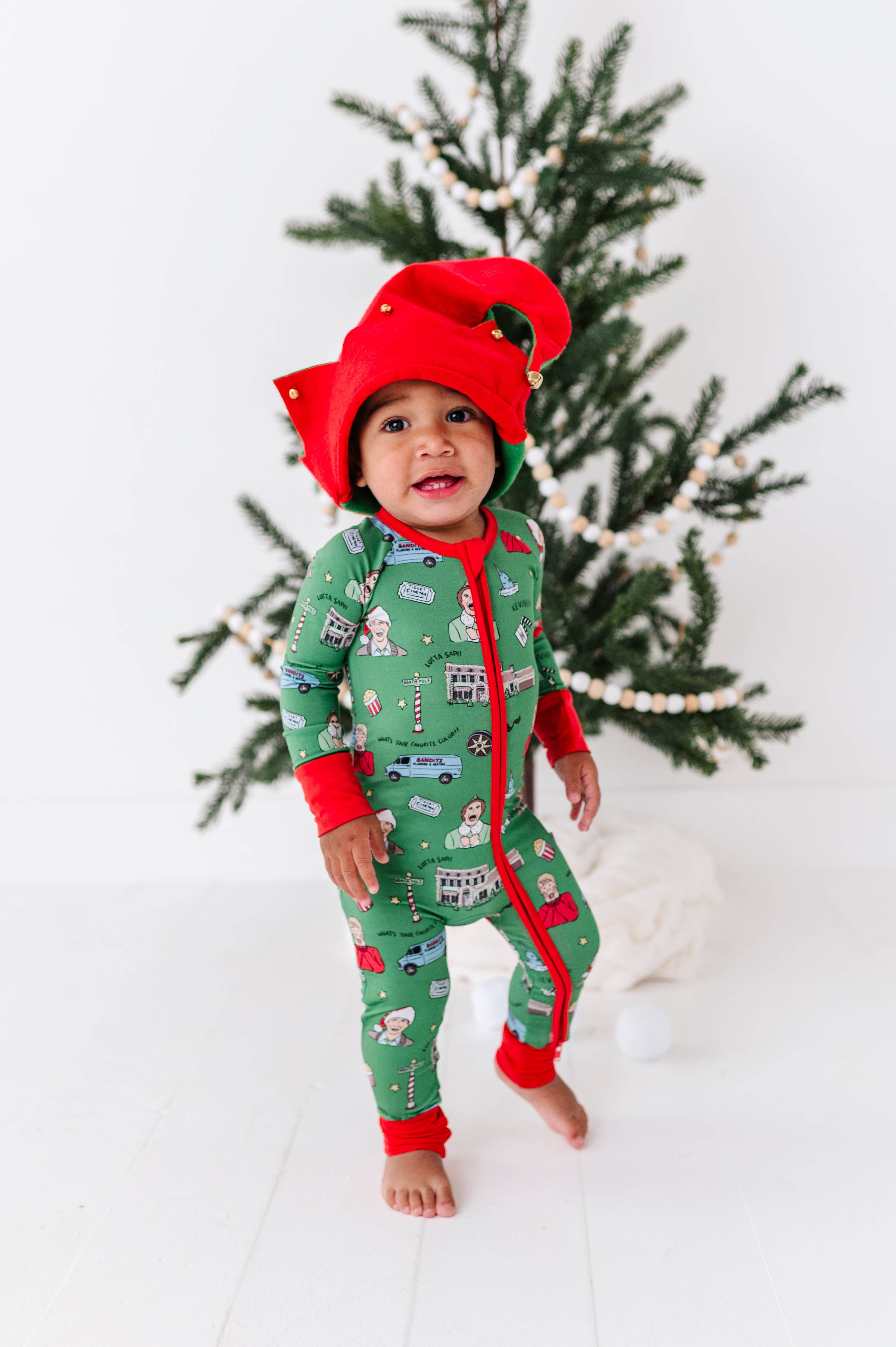 Cozy with the Classics Bamboo Convertible Footie Romper - Image 3