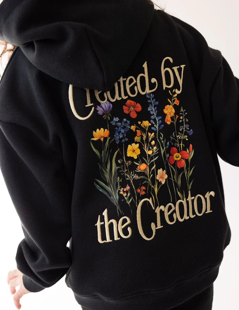 Created by the Creator Kids Hoodie - Image 4