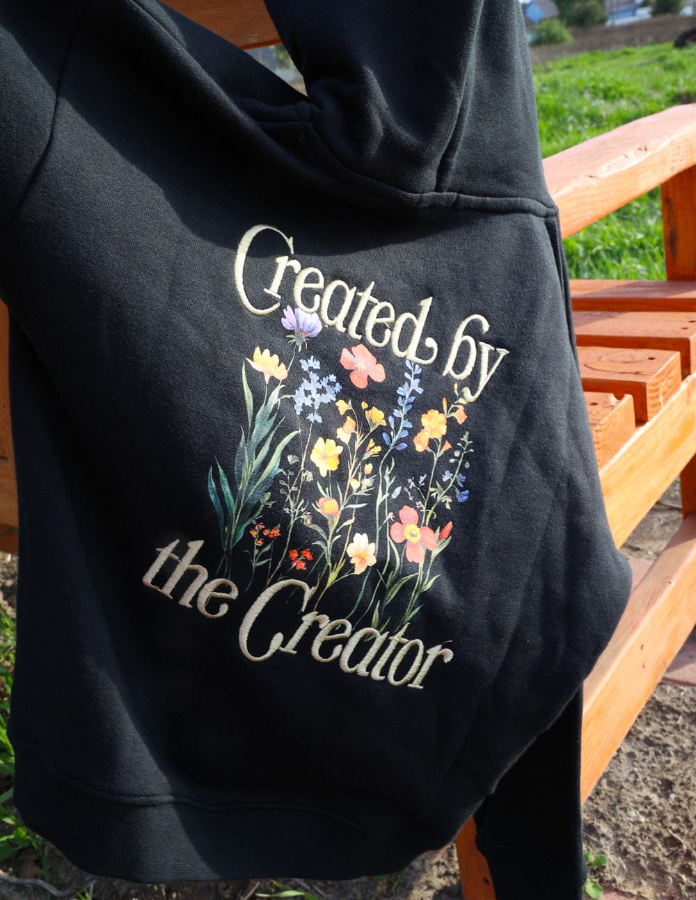 Created by the Creator Kids Hoodie - Image 6