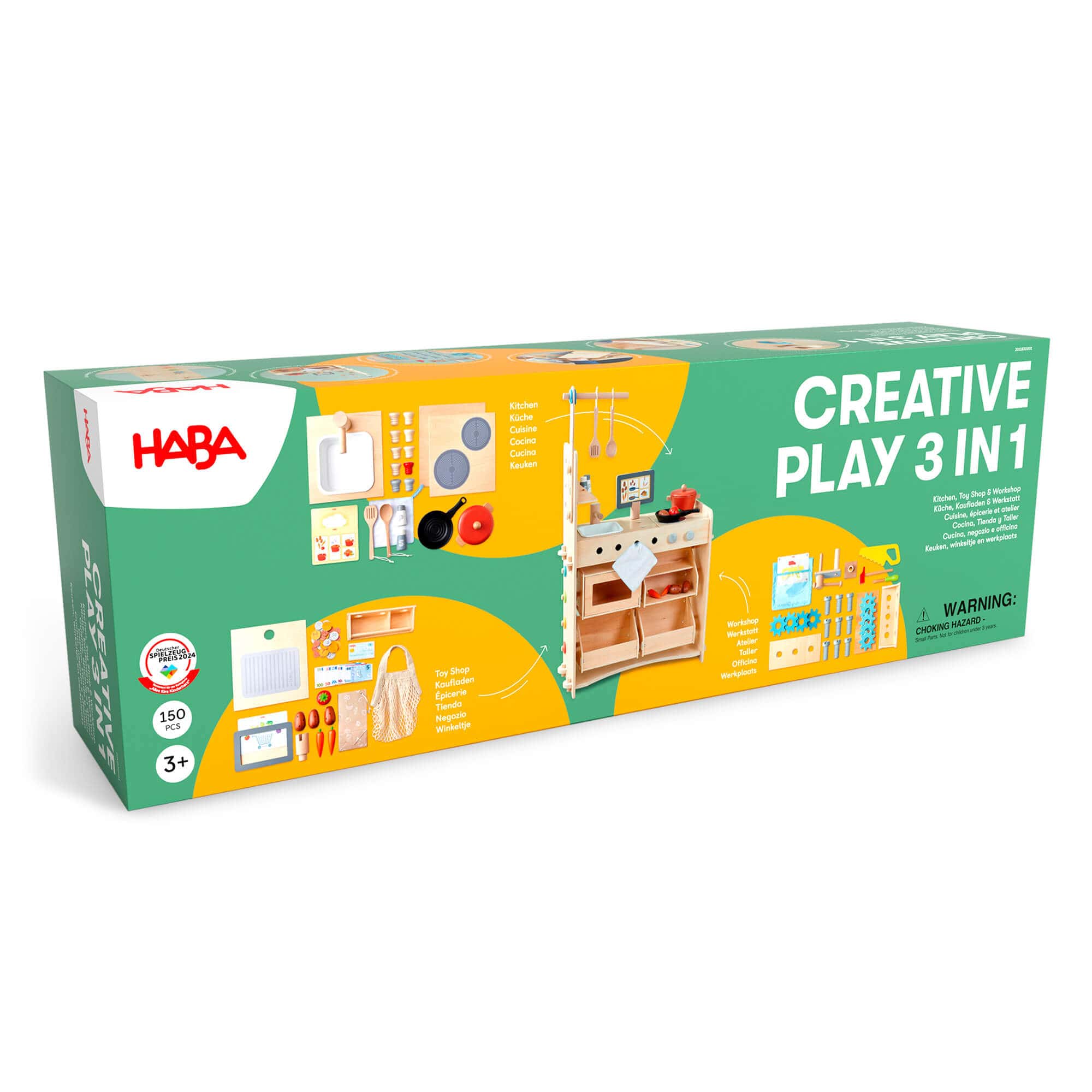 Creative Play 3 in 1 – Play Kitchen, Store & Workshop - Image 14