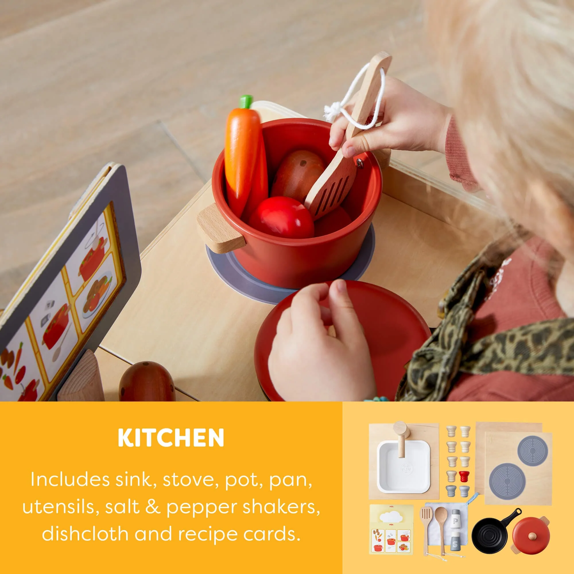 Creative Play 3 in 1 – Play Kitchen, Store & Workshop - Image 3