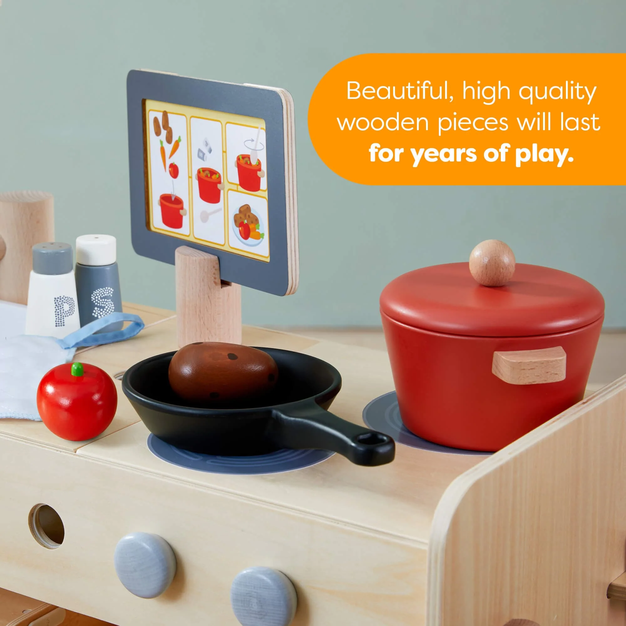 Creative Play 3 in 1 – Play Kitchen, Store & Workshop - Image 6