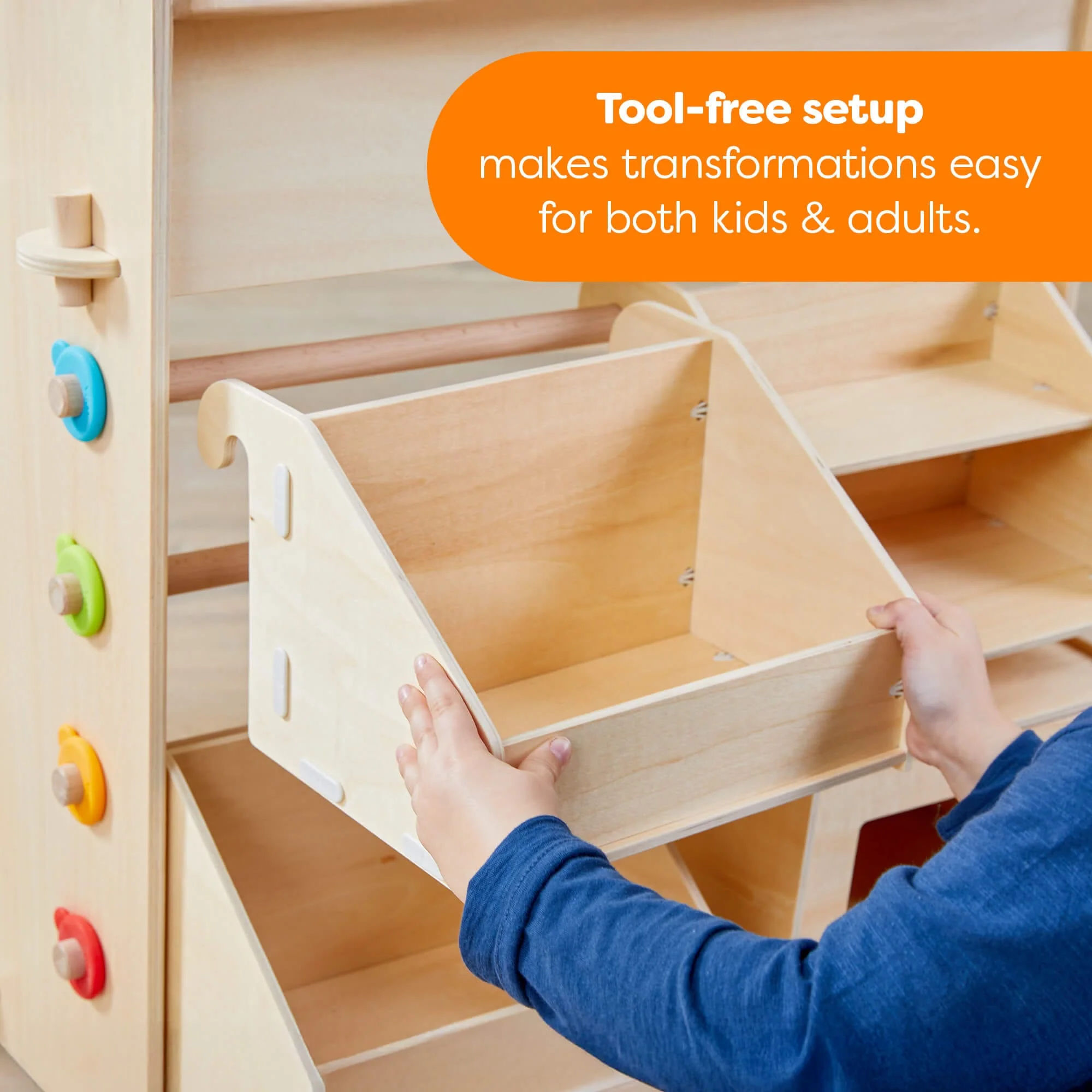 Creative Play 3 in 1 – Play Kitchen, Store & Workshop - Image 8