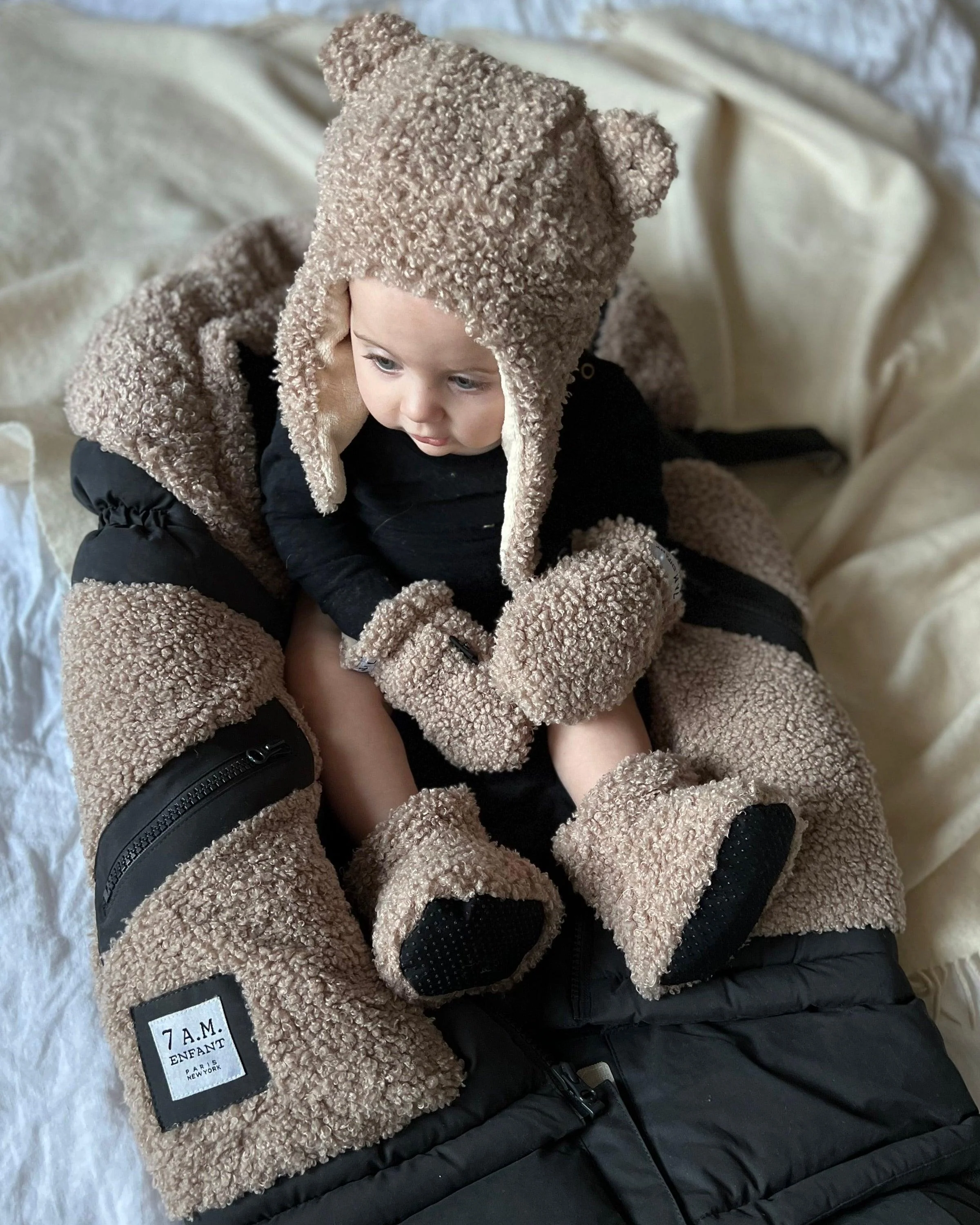 Cub Set - Teddy | Hat & Mittens - Image 9