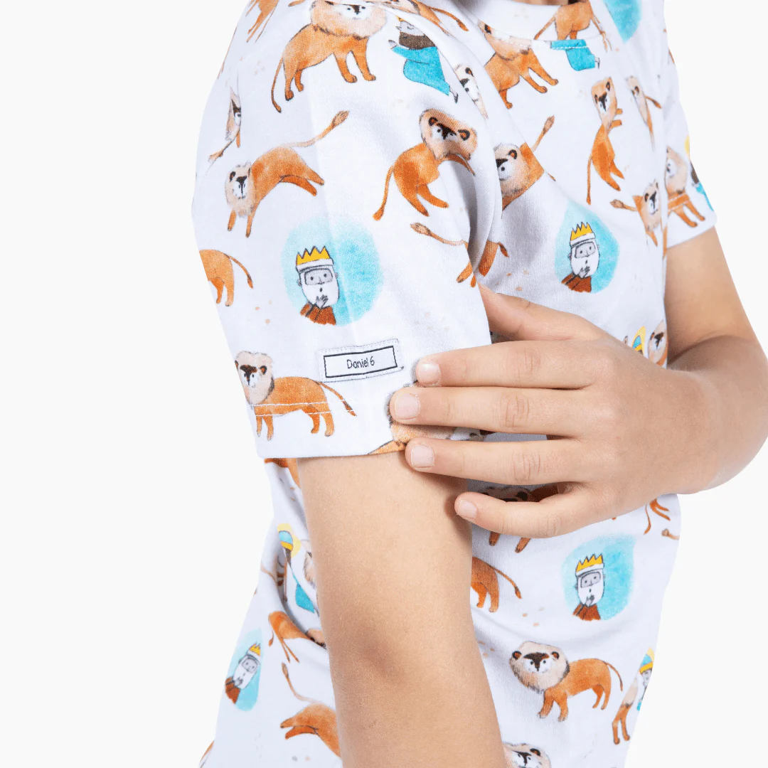 Daniel & The Lions Den PJ Shorts Set Cotton - Image 2