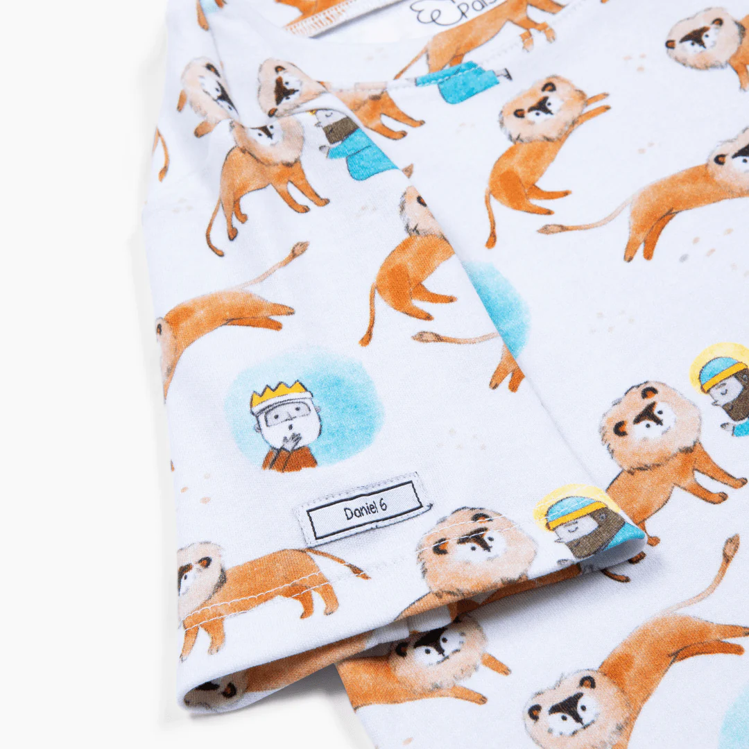 Daniel & The Lions Den PJ Shorts Set Cotton - Image 5