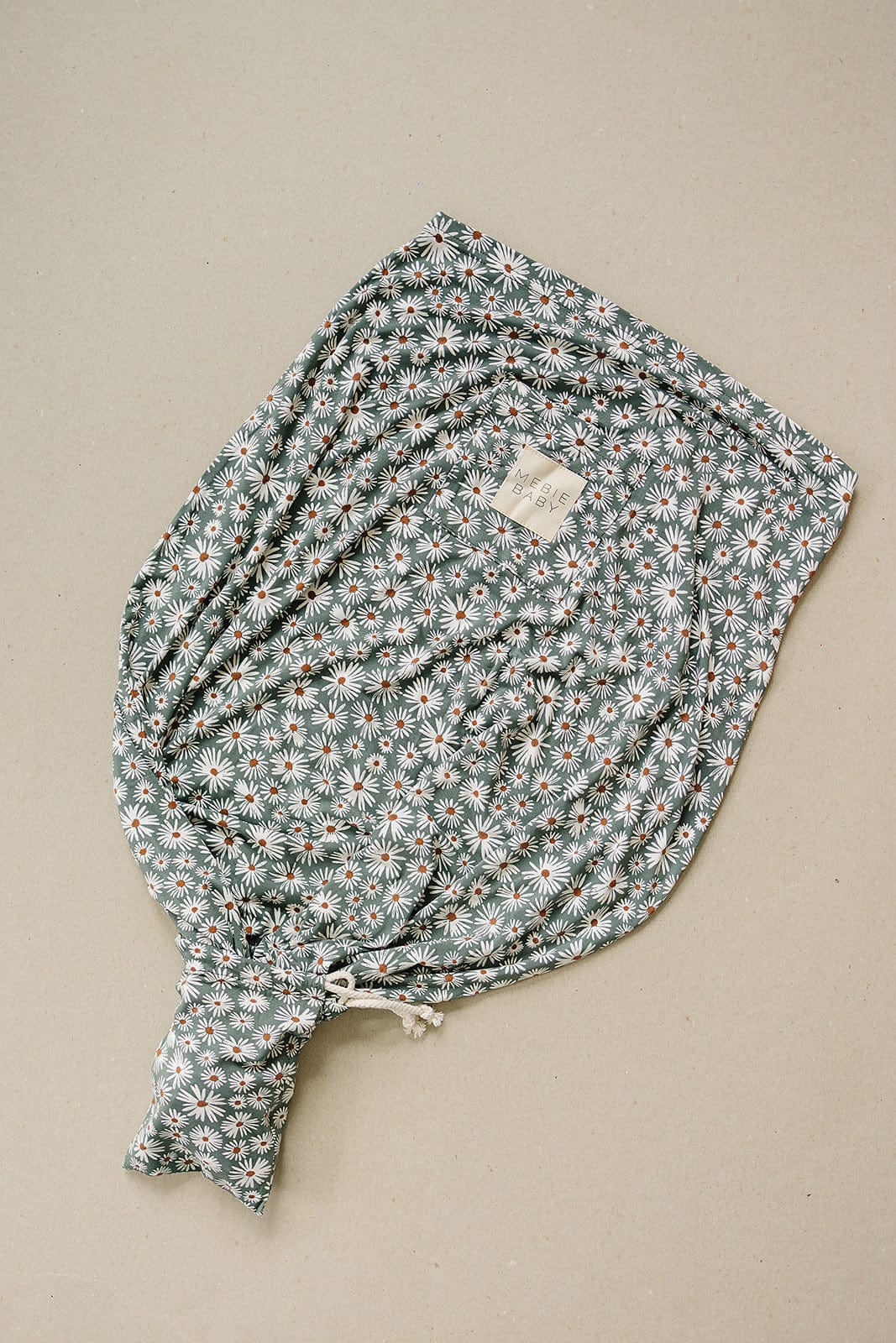 Bamboo Multi-Use Cover - Dark Green Daisy - Image 7