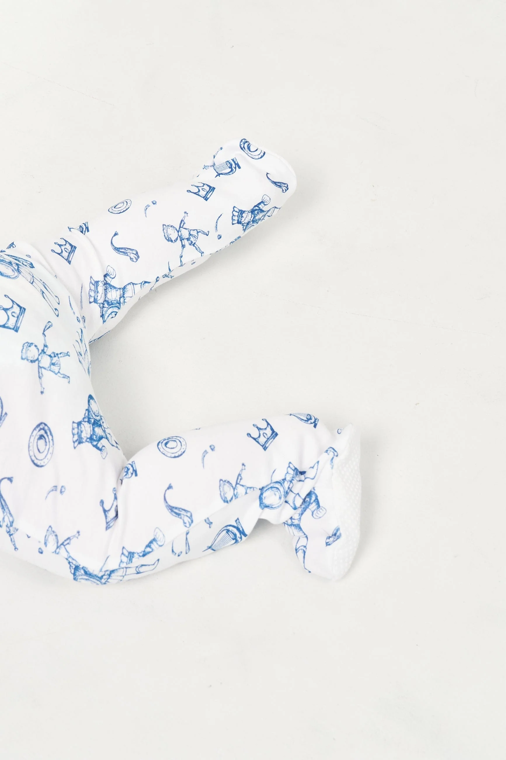 David & Goliath Blue PJ Footed Onesie Cotton - Image 3