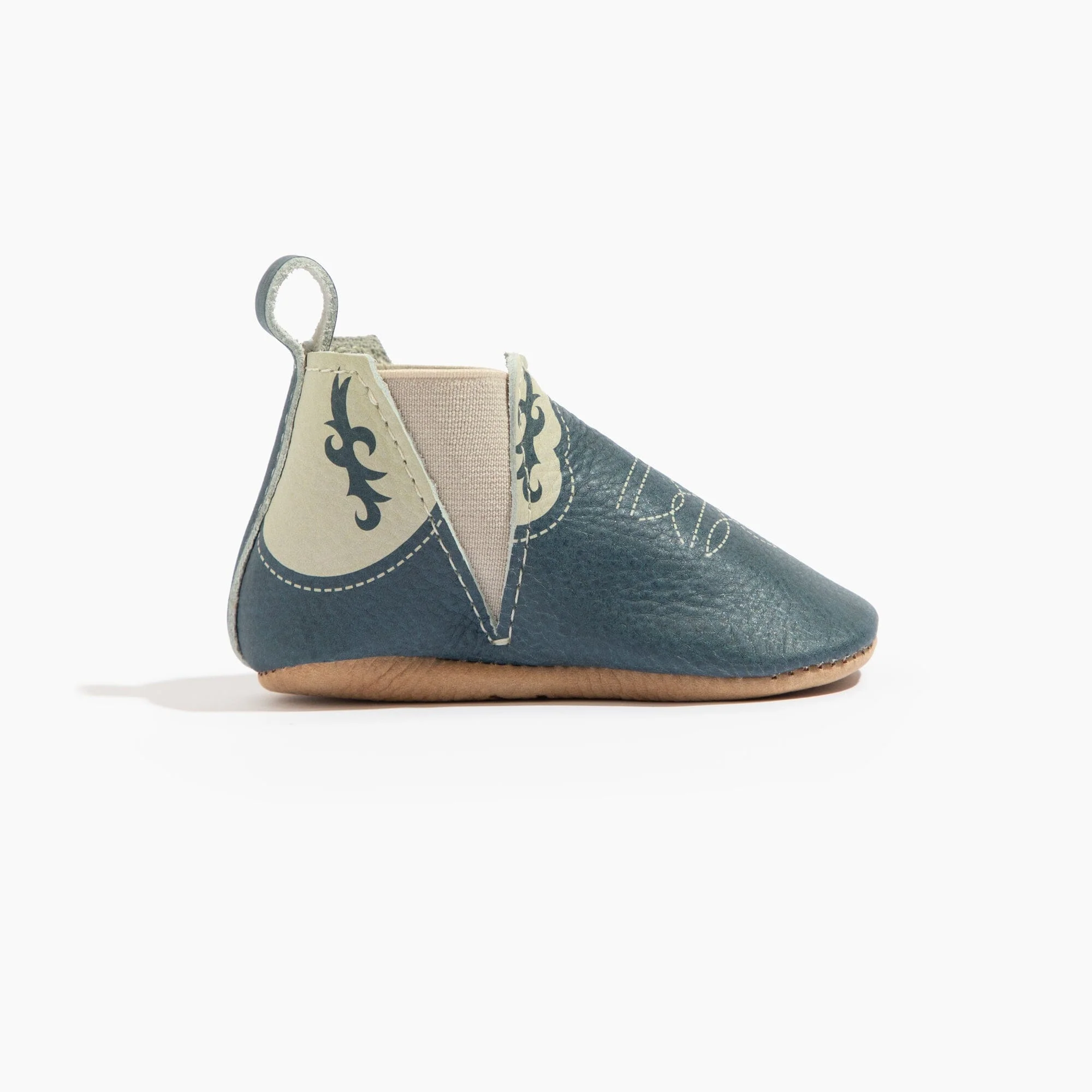 Denim Cowboy Chelsea Boot Baby Shoe - Image 3